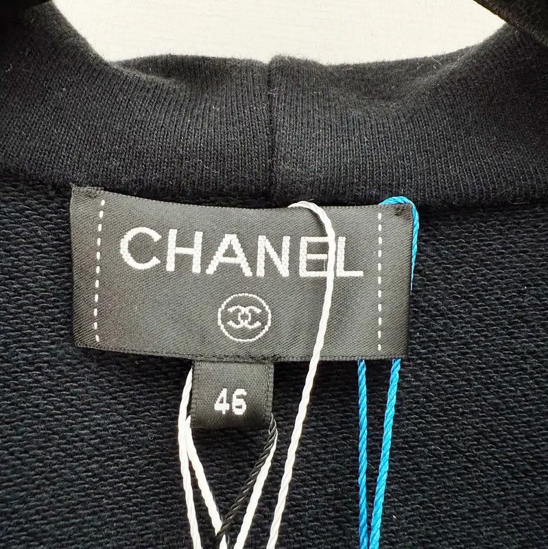 Chanel Black Cotton Women's Jacket 0089