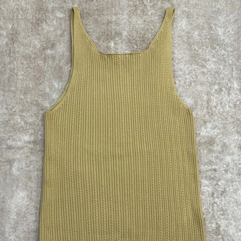 Chanel Chanel Summer Yellow Cotton Sleeveless T-Shirt 0089 Size S / US 4 / IT 40 - 2 Thumbnail