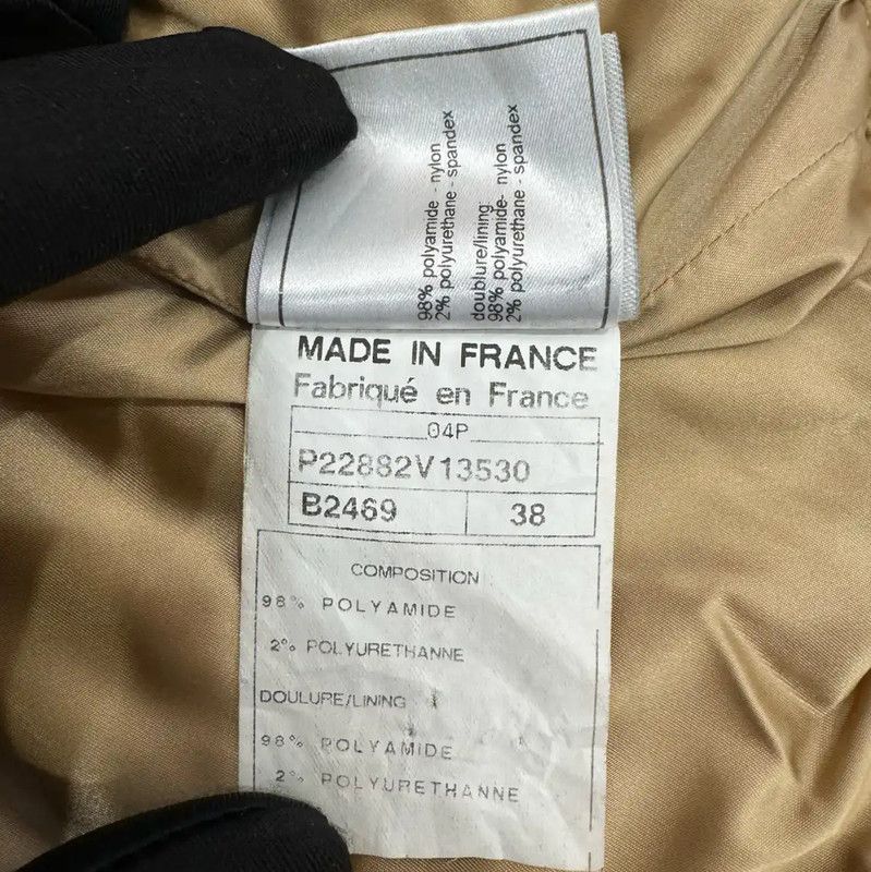Chanel Chanel M Size Gold Polyester Women's Jacket 0089 Size M / US 6-8 / IT 42-44 - 6 Thumbnail