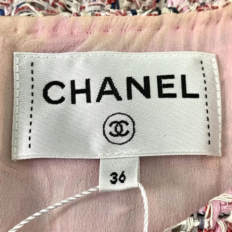 Chanel Chanel Color Block Mini Dress for Women 0089 Size XXS / US 00 / IT 34 - 6 Thumbnail