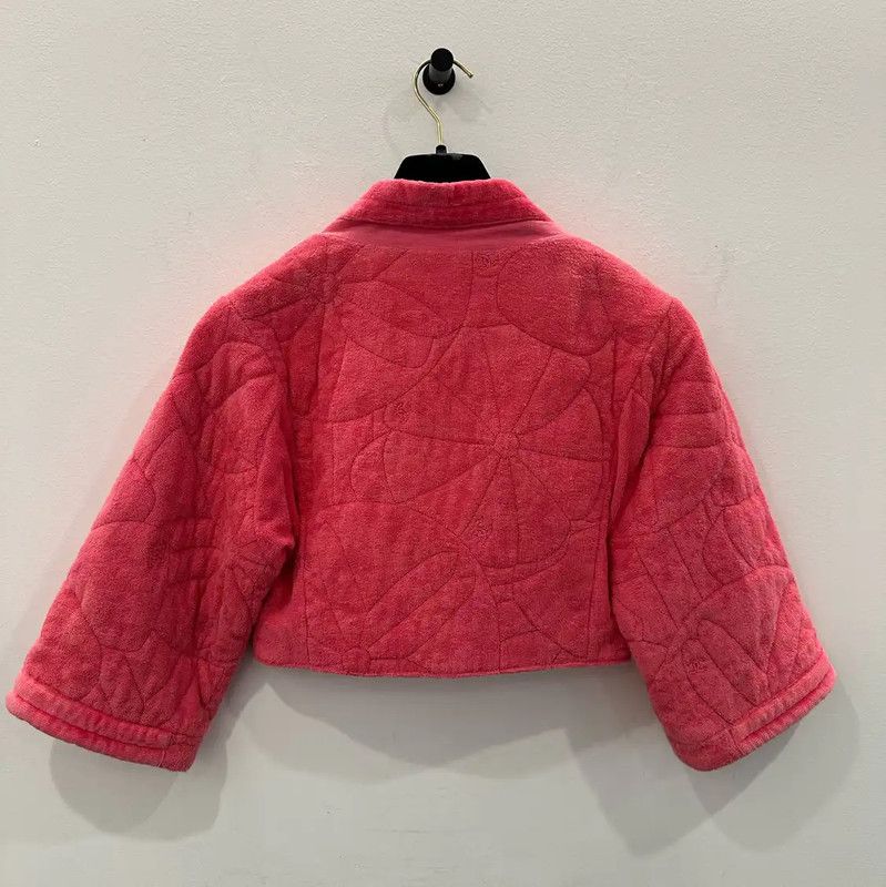 Chanel Chanel Pink Cotton Women's Jacket 0089 Size XS / US 0-2 / IT 36-38 - 3 Thumbnail
