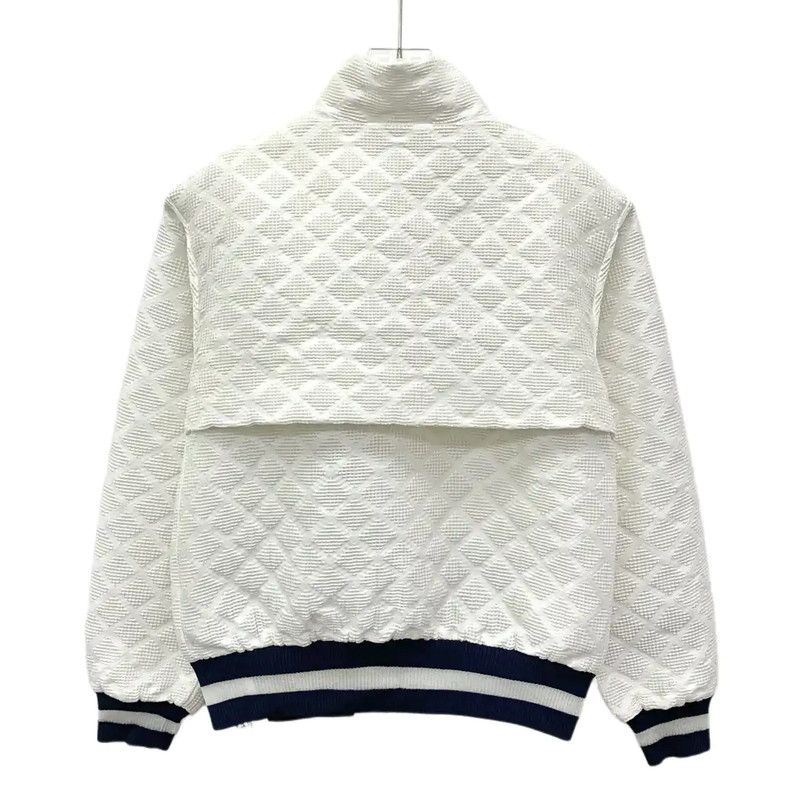 Chanel Chanel White Quilted Polyester Jacket 0089 Size S / US 4 / IT 40 - 2 Thumbnail