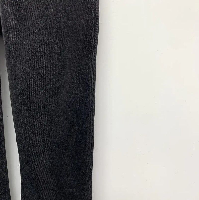Chanel Chanel Black Cotton Women's Jeans Size XS 0089 Size 22" - 4 Thumbnail
