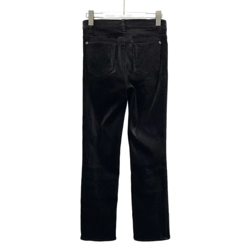 Chanel Chanel Black Cotton Women's Jeans Size XS 0089 Size 22" - 2 Thumbnail
