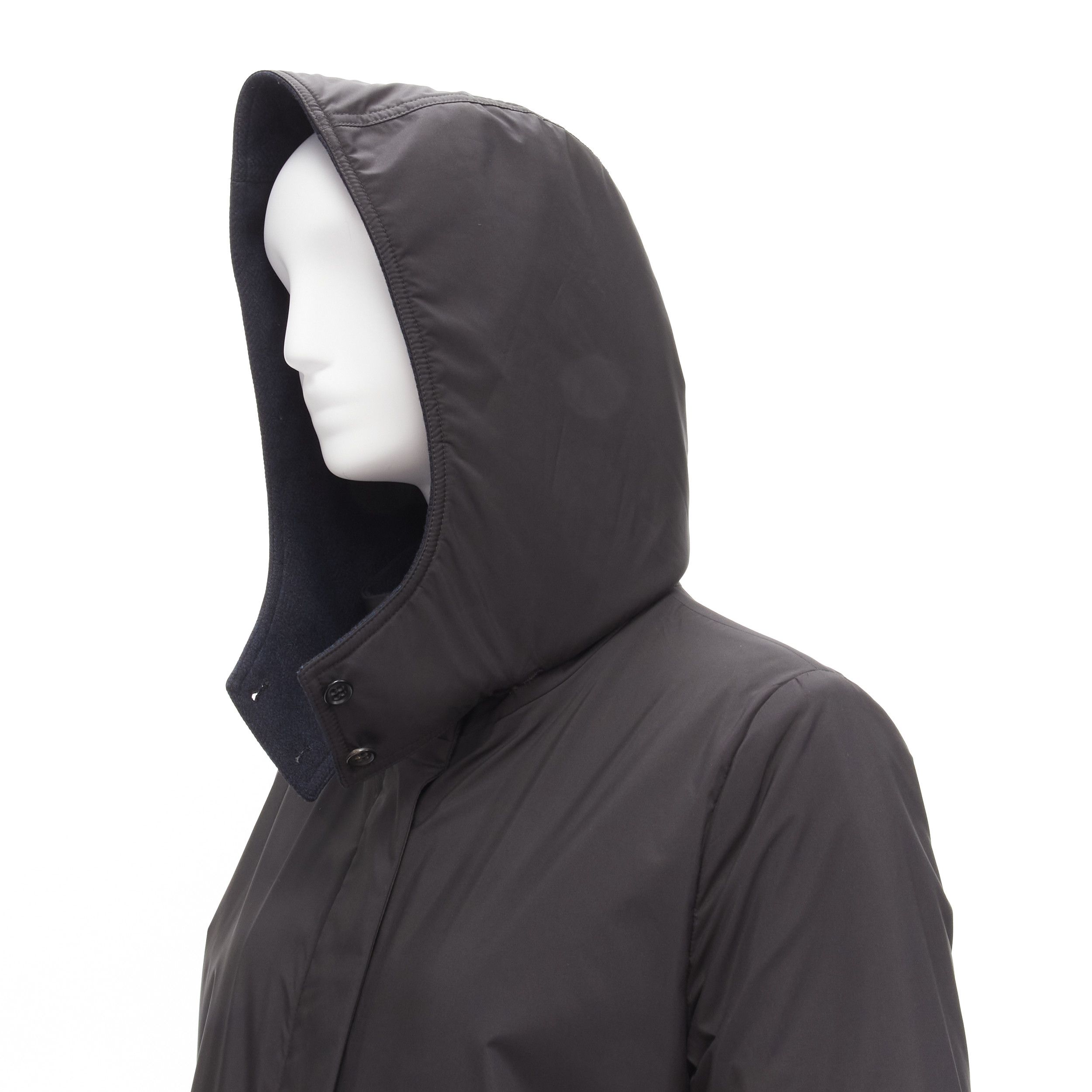 Loro Piana LORO PIANA Storm System Reversible cashmere virgin wool leather trimmed jacket IT46 XL Size L / US 10 / IT 46 - 11 Thumbnail