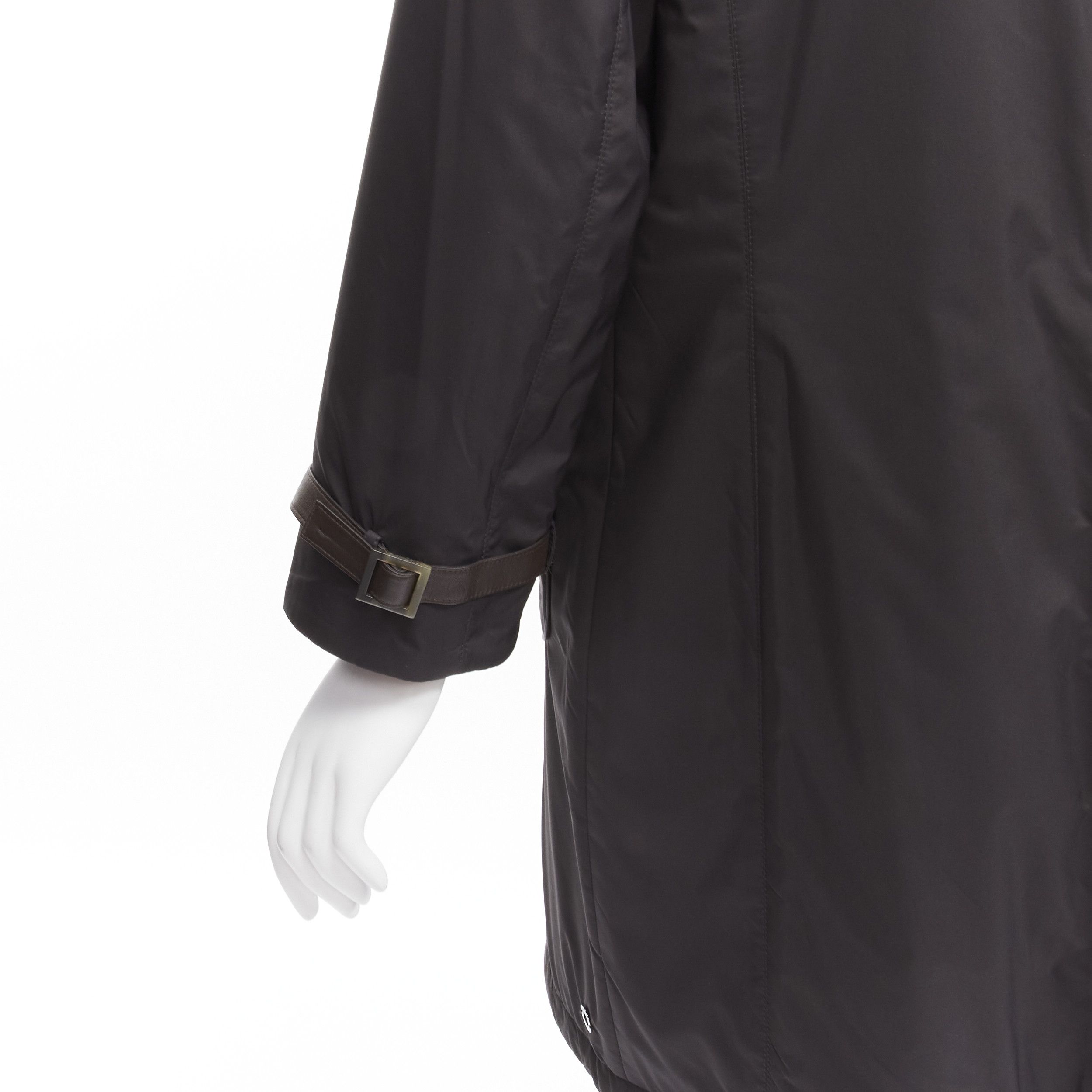 Loro Piana LORO PIANA Storm System Reversible cashmere virgin wool leather trimmed jacket IT46 XL Size L / US 10 / IT 46 - 13 Thumbnail
