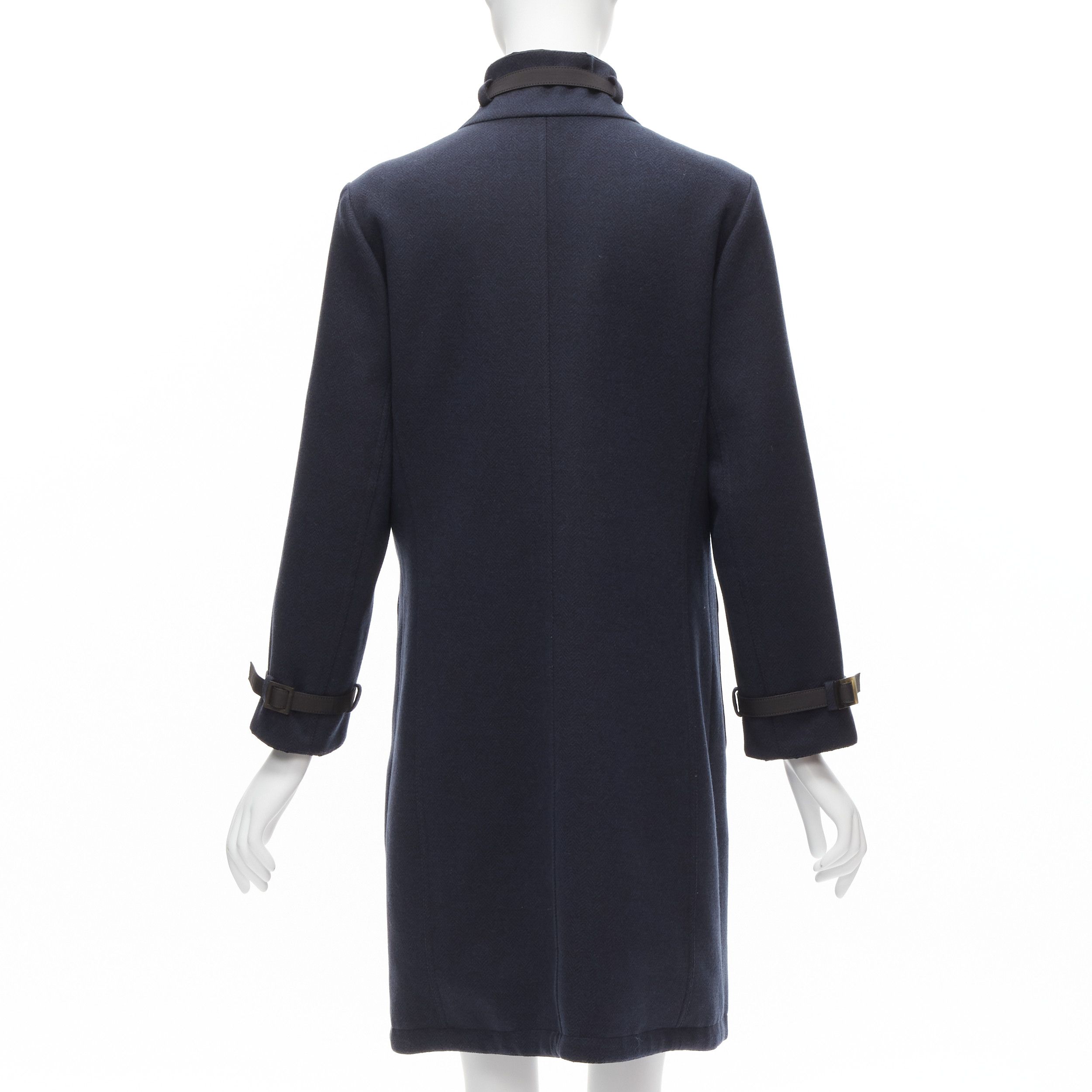 Loro Piana LORO PIANA Storm System Reversible cashmere virgin wool leather trimmed jacket IT46 XL Size L / US 10 / IT 46 - 8 Thumbnail