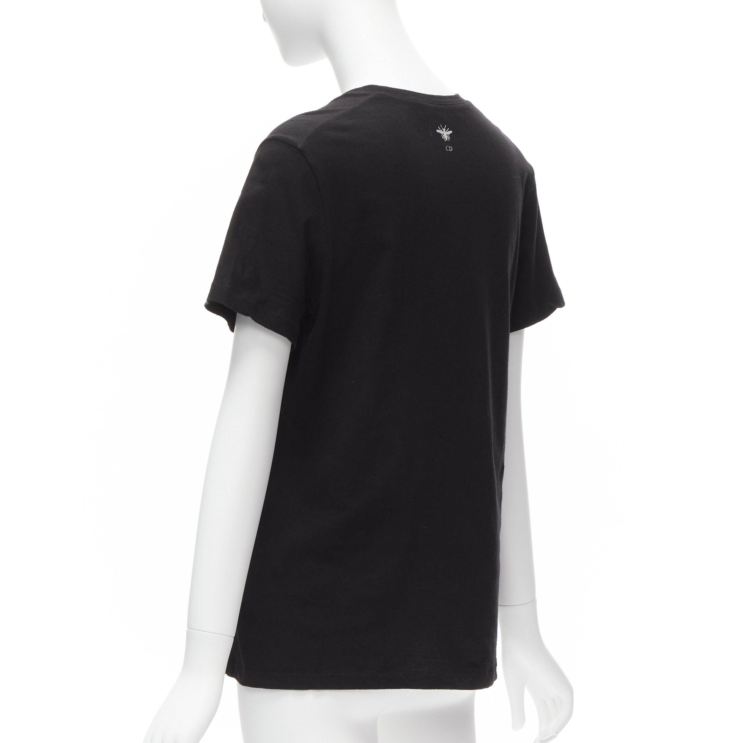 Dior CHRISTIAN DIOR Diorevolution black cotton linen logo print tshirt M Size M / US 6-8 / IT 42-44 - 6 Thumbnail