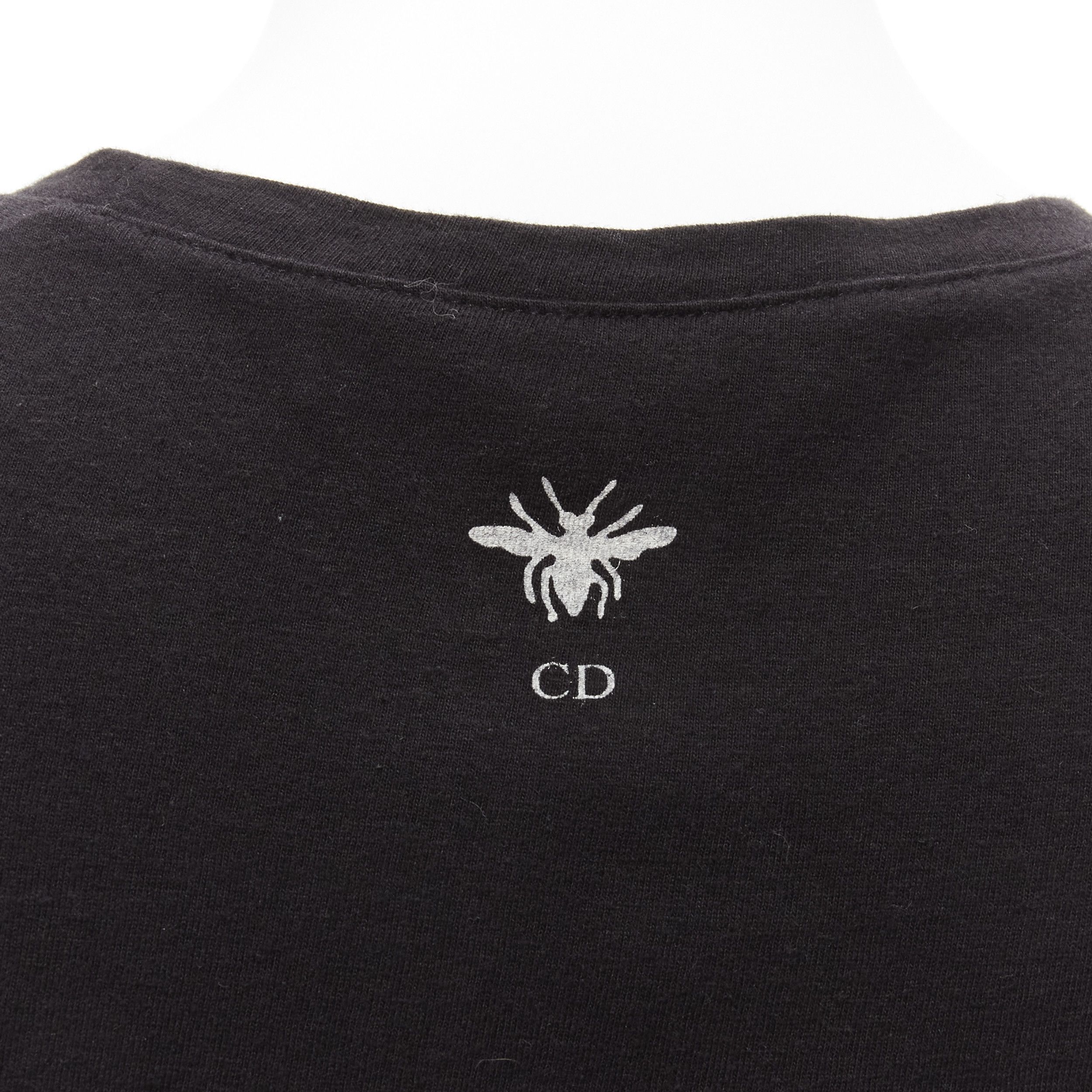 Dior CHRISTIAN DIOR Diorevolution black cotton linen logo print tshirt M Size M / US 6-8 / IT 42-44 - 2 Thumbnail