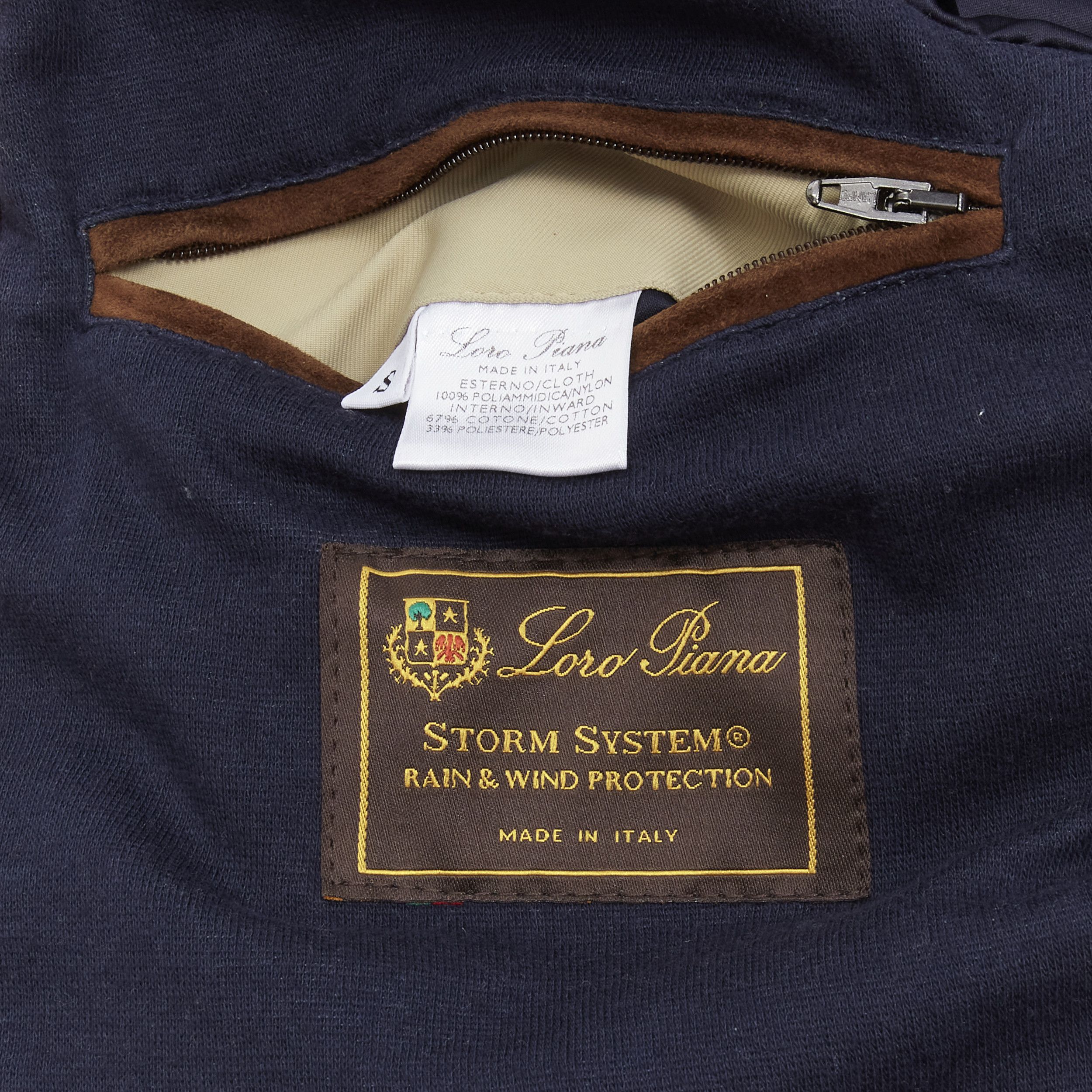 Loro Piana LORO PIANA Storm System beige nylon minimal pocketed longline coat S Size US S / EU 44-46 / 1 - 10 Thumbnail