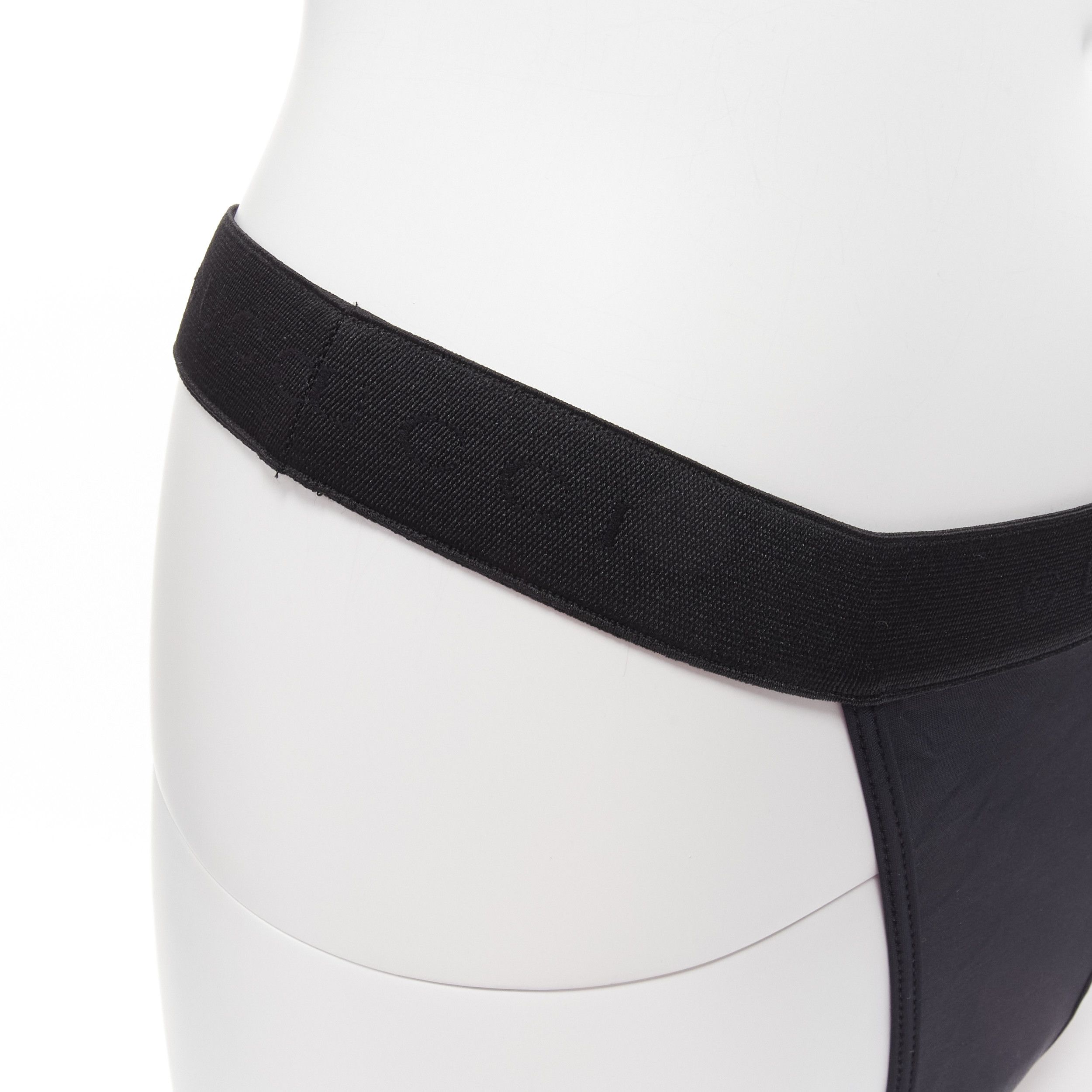 Gucci new GUCCI Tom Ford Vintage black GG logo thong bottom 2-pc bikini swim set S Size ONE SIZE - 8 Thumbnail