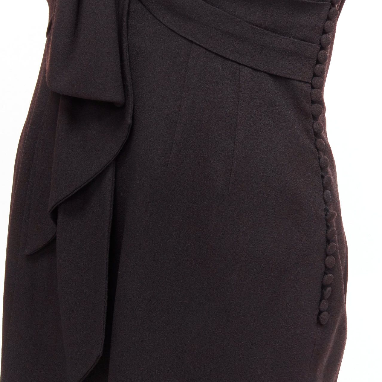 Dior CHRISTIAN DIOR John Galliano Vintage U wired neckline strapless goddess dress FR38 M Size M / US 6-8 / IT 42-44 - 7 Thumbnail