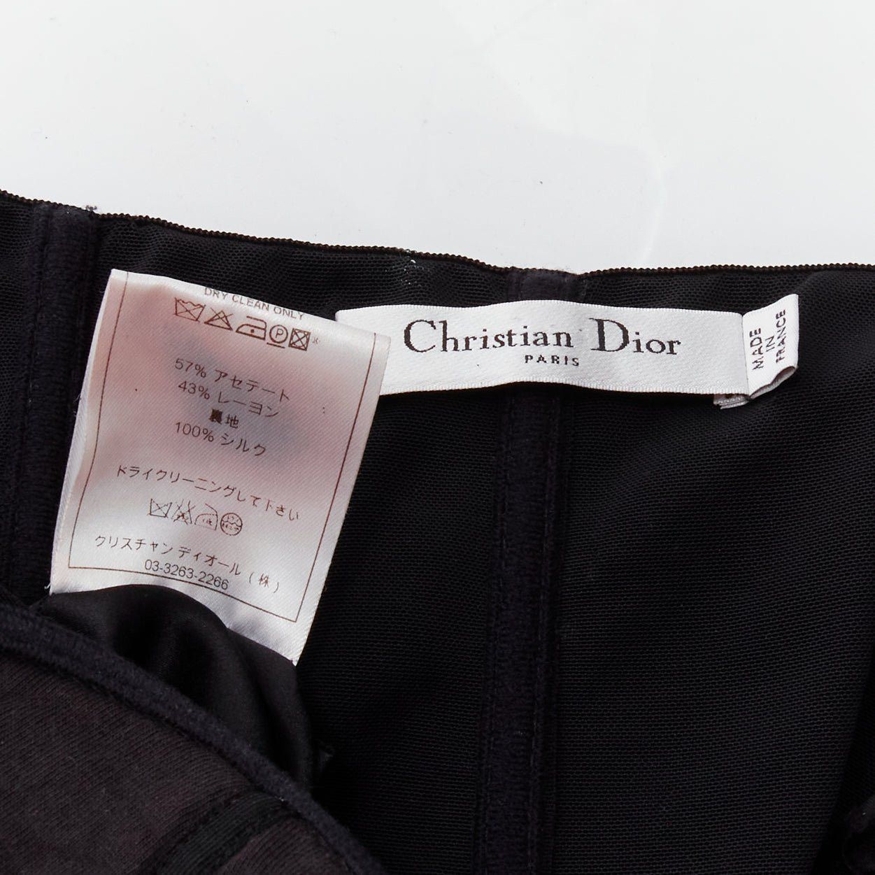 Dior CHRISTIAN DIOR John Galliano Vintage U wired neckline strapless goddess dress FR38 M Size M / US 6-8 / IT 42-44 - 10 Thumbnail