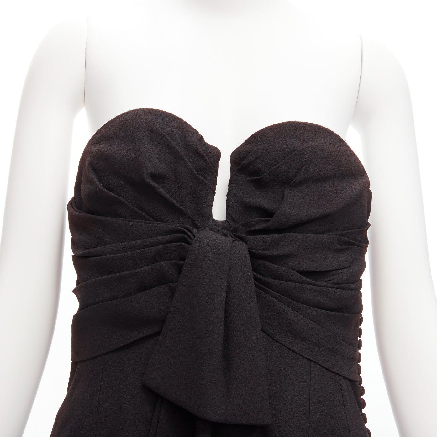 Dior CHRISTIAN DIOR John Galliano Vintage U wired neckline strapless goddess dress FR38 M Size M / US 6-8 / IT 42-44 - 2 Thumbnail