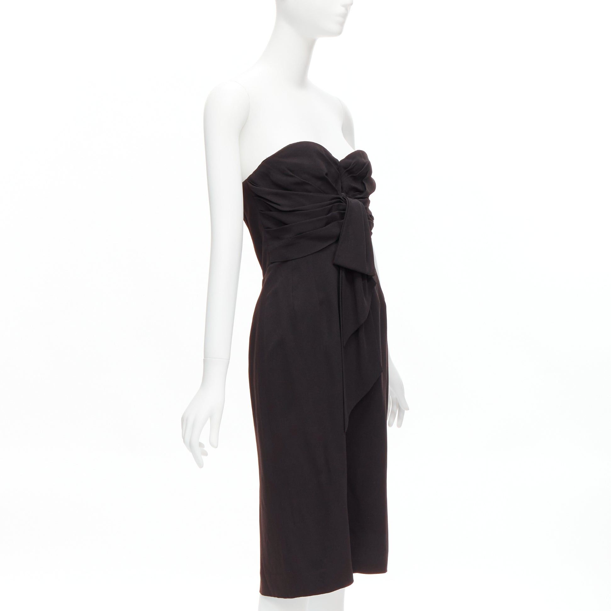 Dior CHRISTIAN DIOR John Galliano Vintage U wired neckline strapless goddess dress FR38 M Size M / US 6-8 / IT 42-44 - 3 Thumbnail