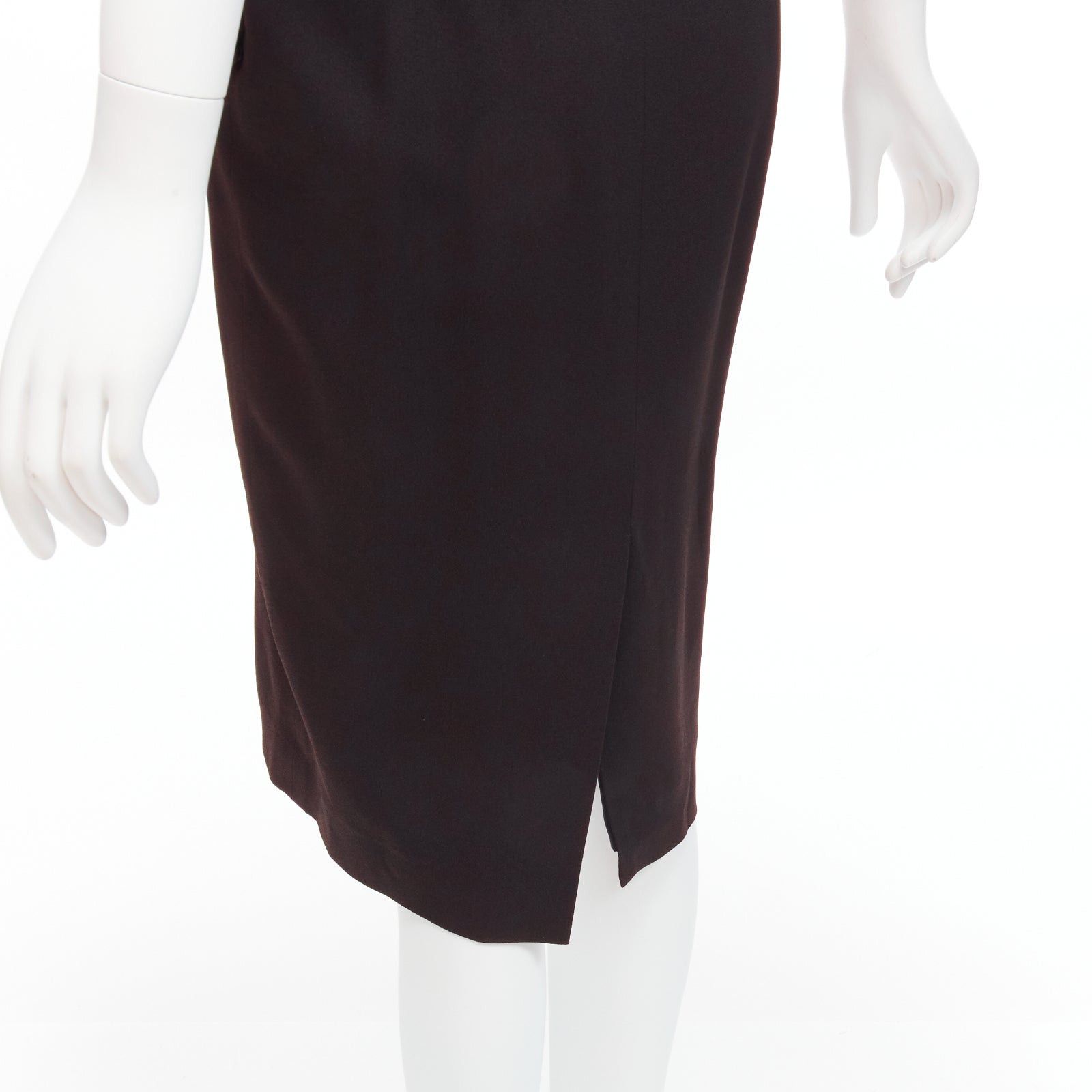 Dior CHRISTIAN DIOR John Galliano Vintage U wired neckline strapless goddess dress FR38 M Size M / US 6-8 / IT 42-44 - 8 Thumbnail