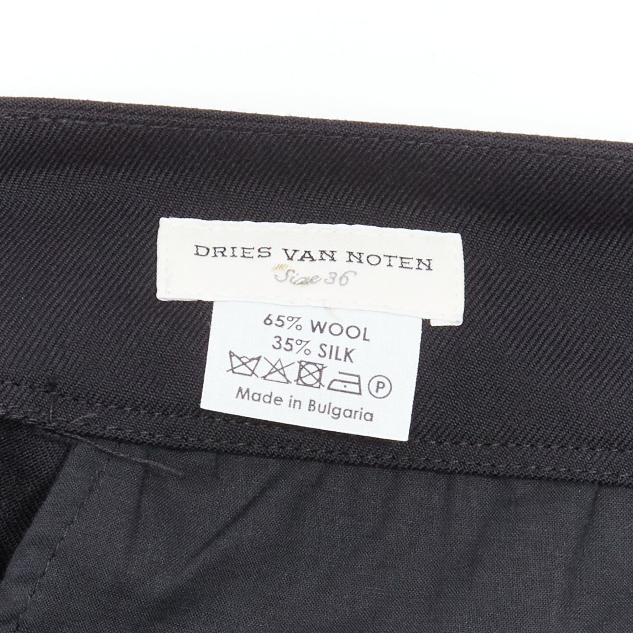 Dries Van Noten new DRIES VAN NOTEN 2012 Runway Yellow chinese dragon print pleated kilt layered trousers FR36 S Size 27" / US 4 / IT 40 - 9 Thumbnail