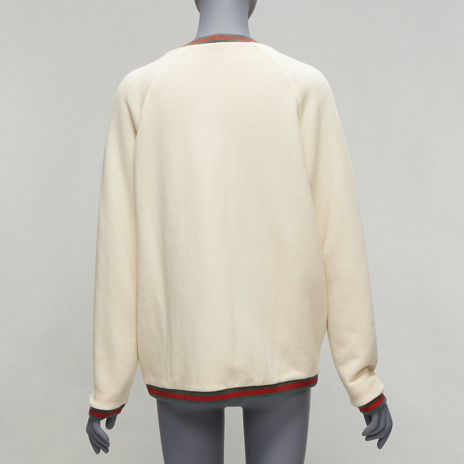 Gucci GUCCI Reversible green red web gold GG button oversized cardigan S Size M / US 6-8 / IT 42-44 - 6 Thumbnail