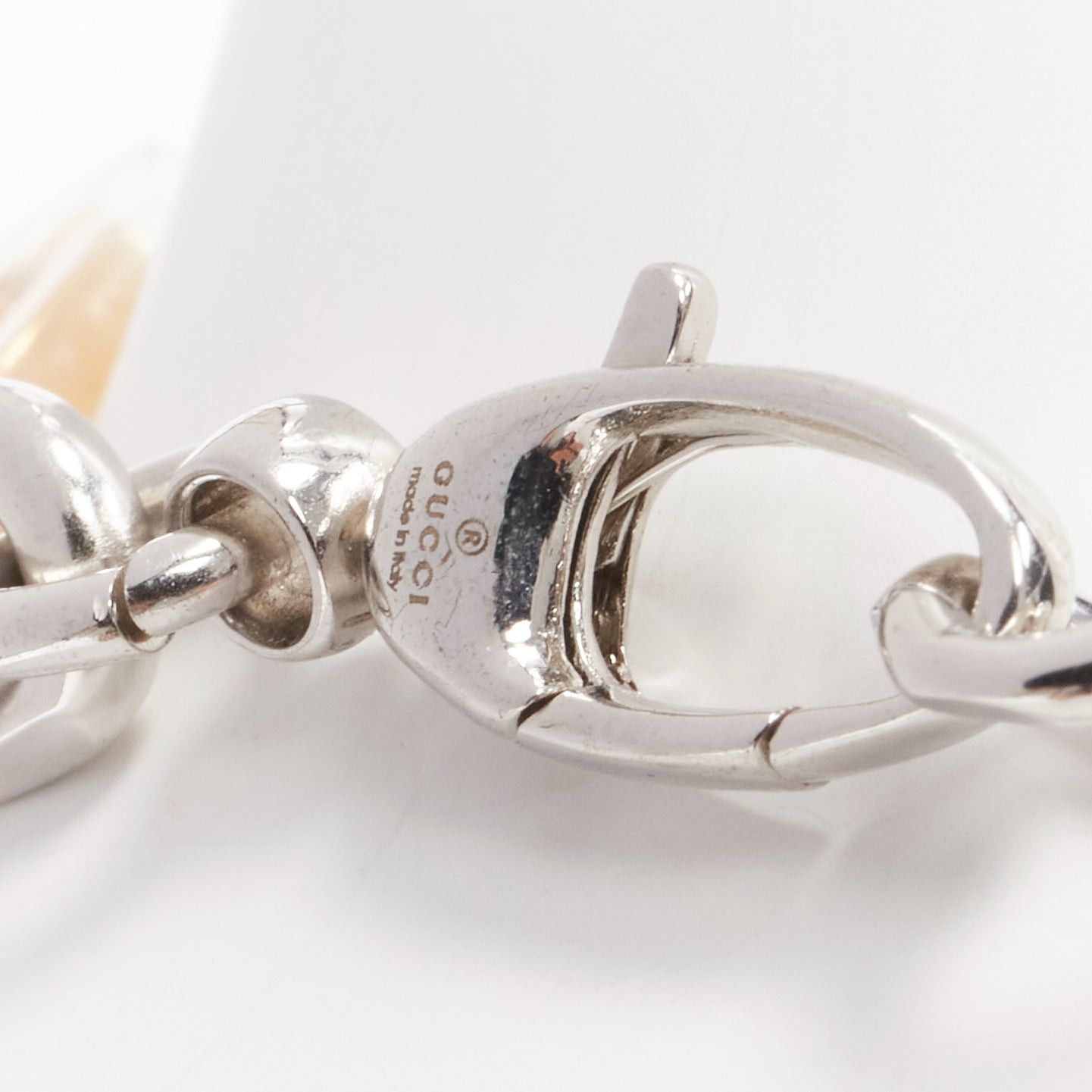 Gucci new GUCCI BALENCIAGA 2021 Hacker Project gold silver GG B logo charms bracelet Size ONE SIZE - 5 Thumbnail