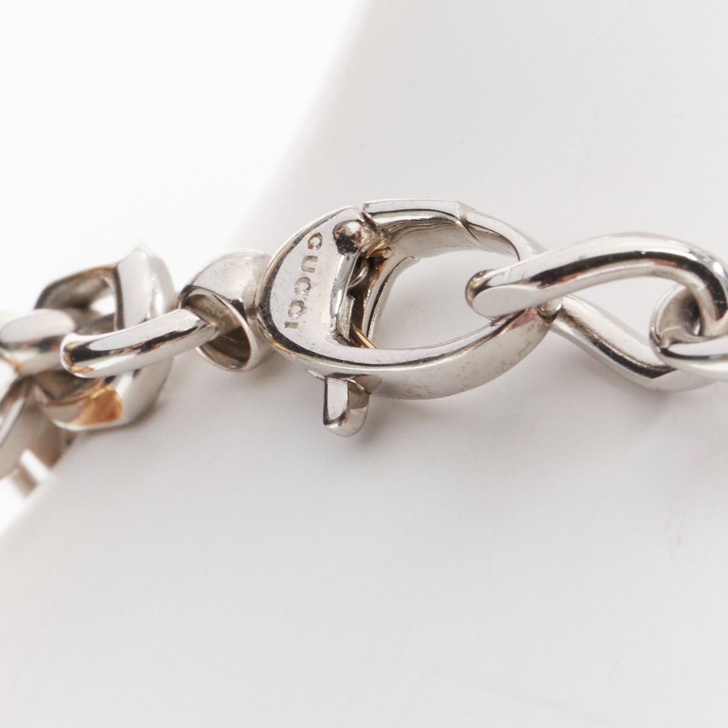Gucci new GUCCI BALENCIAGA 2021 Hacker Project gold silver GG B logo charms bracelet Size ONE SIZE - 4 Thumbnail