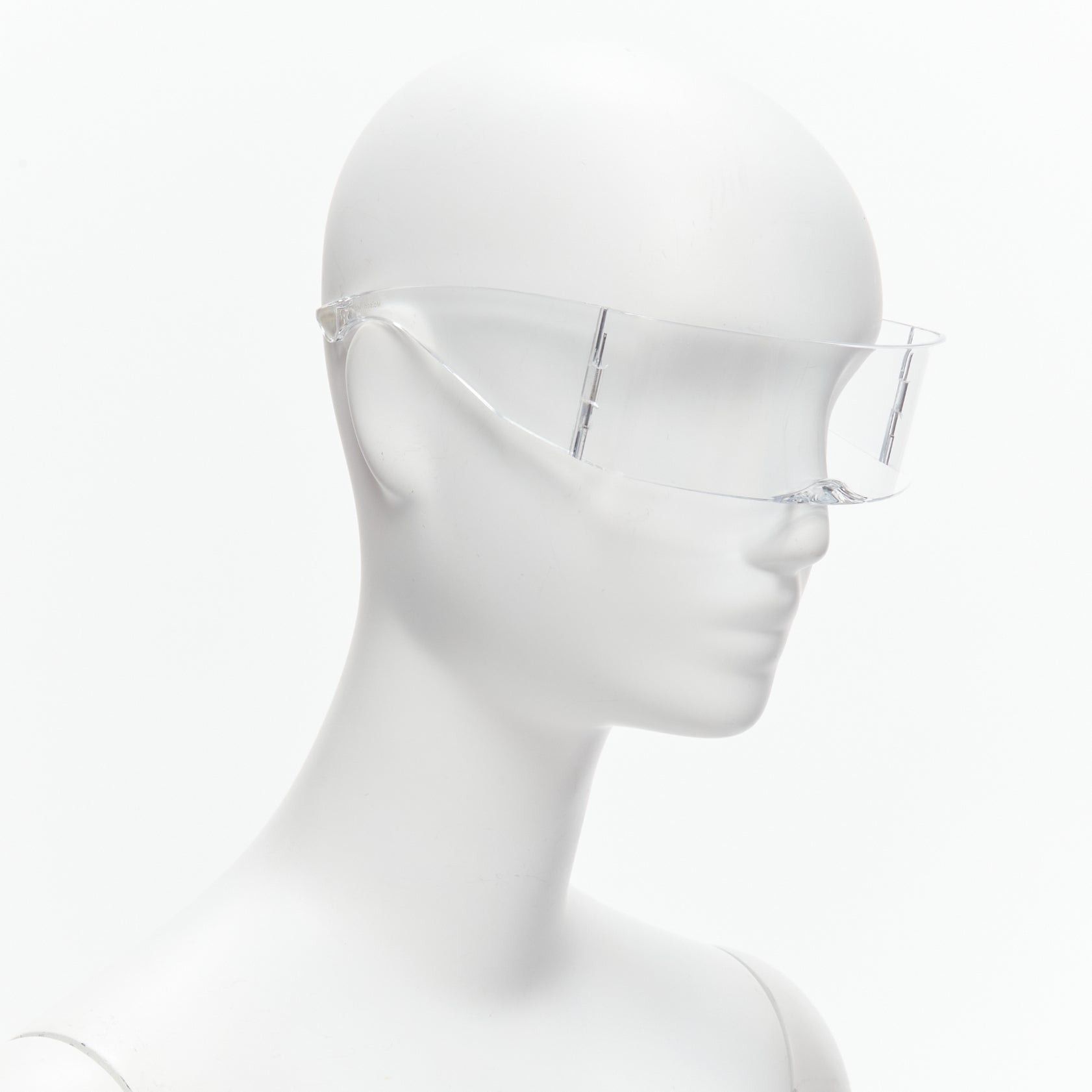 Maison Margiela rare MAISON MARTIN MARGIELA 2008 Runway MA1 Incognito clear shield sunglasses Size ONE SIZE - 2 Thumbnail