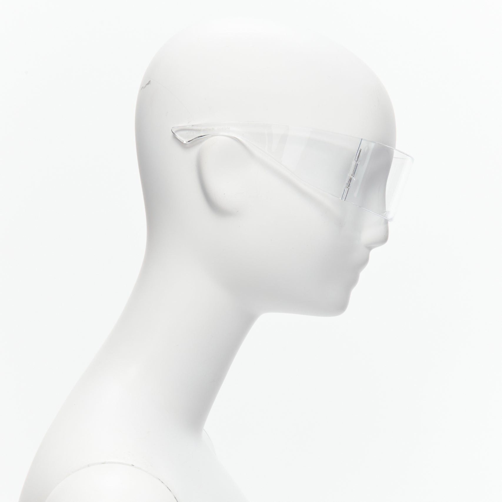 Maison Margiela rare MAISON MARTIN MARGIELA 2008 Runway MA1 Incognito clear shield sunglasses Size ONE SIZE - 3 Thumbnail