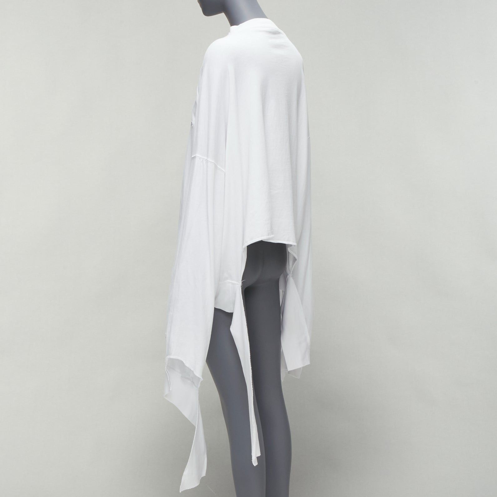 Vetements VETEMENTS CHAMPION white logo tape deconstructed cut out sleeve sweater S Size S / US 4 / IT 40 - 6 Thumbnail
