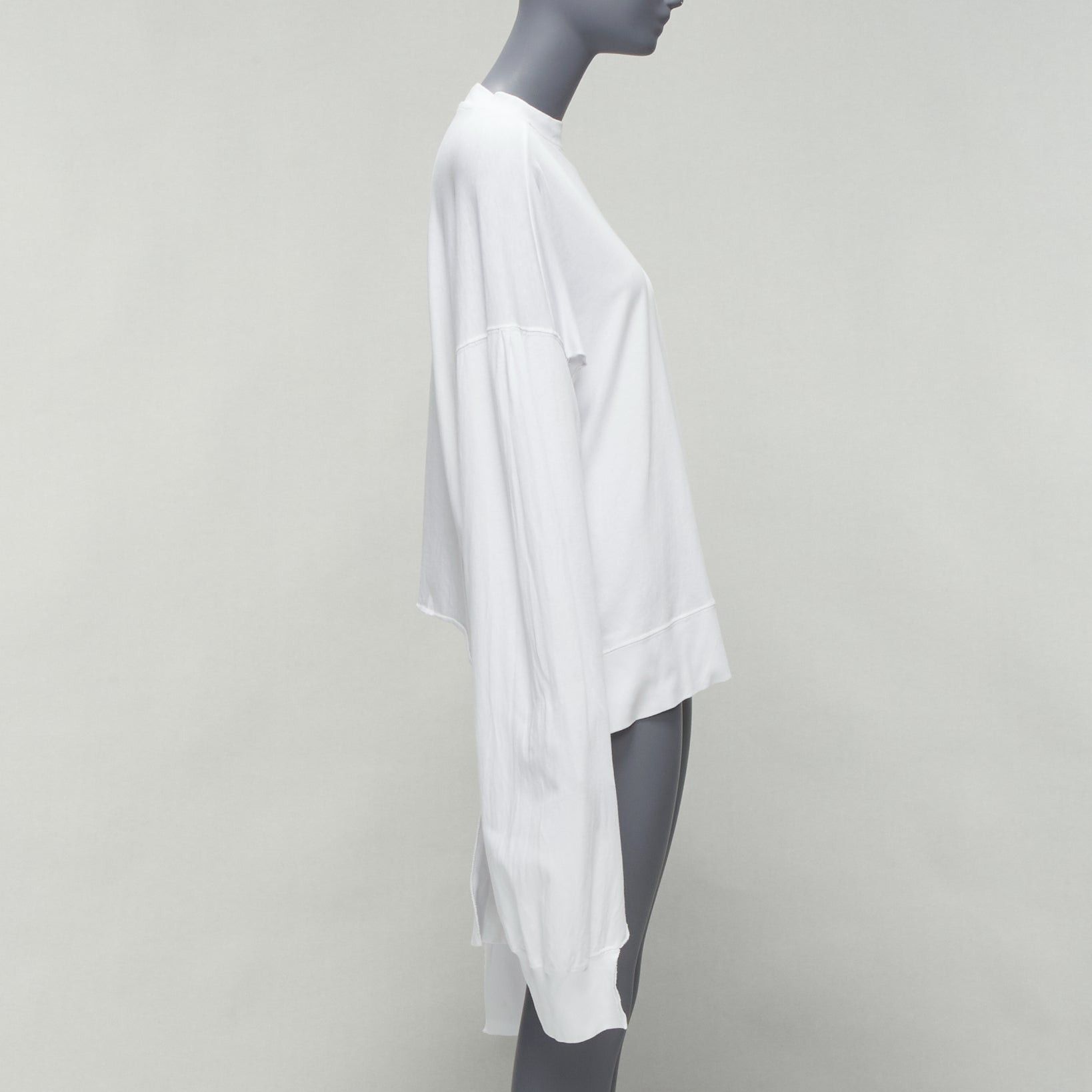 Vetements VETEMENTS CHAMPION white logo tape deconstructed cut out sleeve sweater S Size S / US 4 / IT 40 - 4 Thumbnail