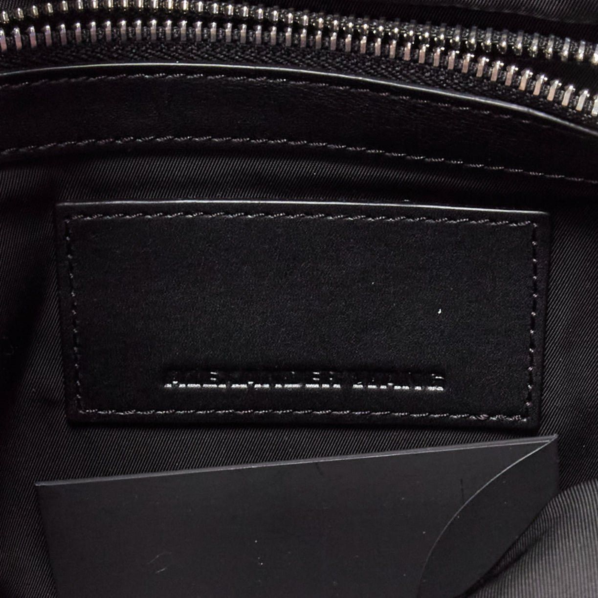 Alexander Wang new ALEXANDER WANG 2015 Runway Sneaker black leather panels clutch bag Size ONE SIZE - 10 Thumbnail