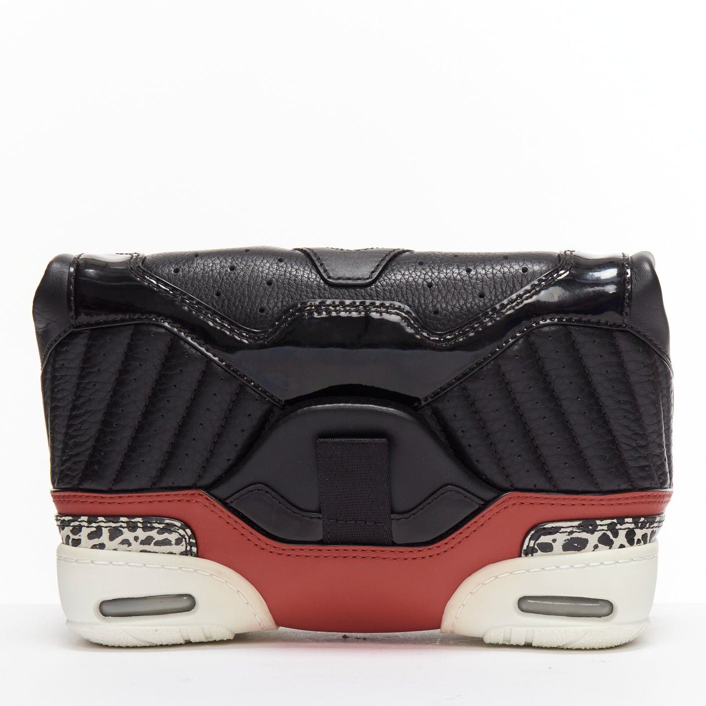 Alexander Wang new ALEXANDER WANG 2015 Runway Sneaker black leather panels clutch bag Size ONE SIZE - 5 Thumbnail