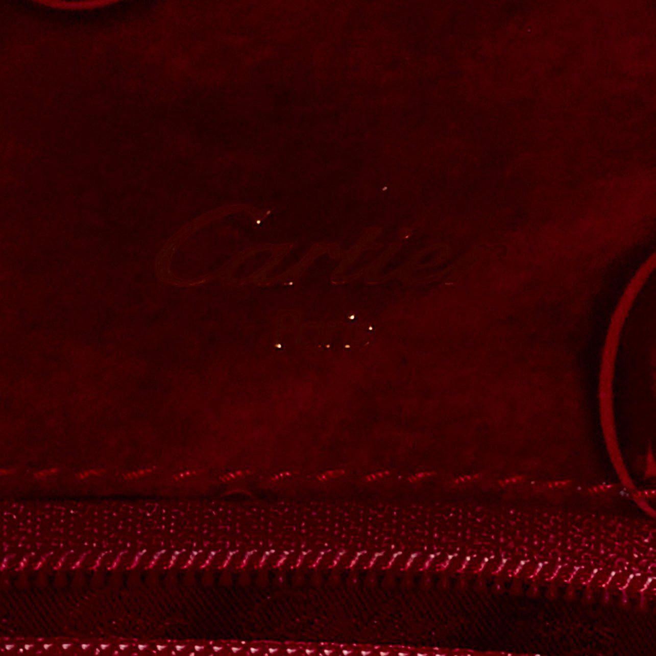 Cartier CARTIER Happy Birthday Bordeaux red hard calfskin logo boxy backpack Size ONE SIZE - 10 Thumbnail