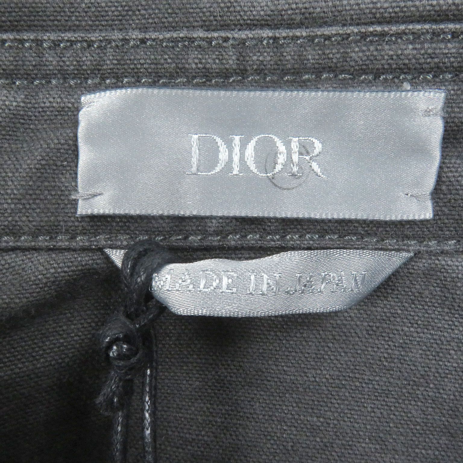 Dior Dior Dior Couture logo patch Long Sleeve Shirt Cotton Dress Shirt 383D587AY520 DUTY FREE for USA Size ONE SIZE - 6 Thumbnail