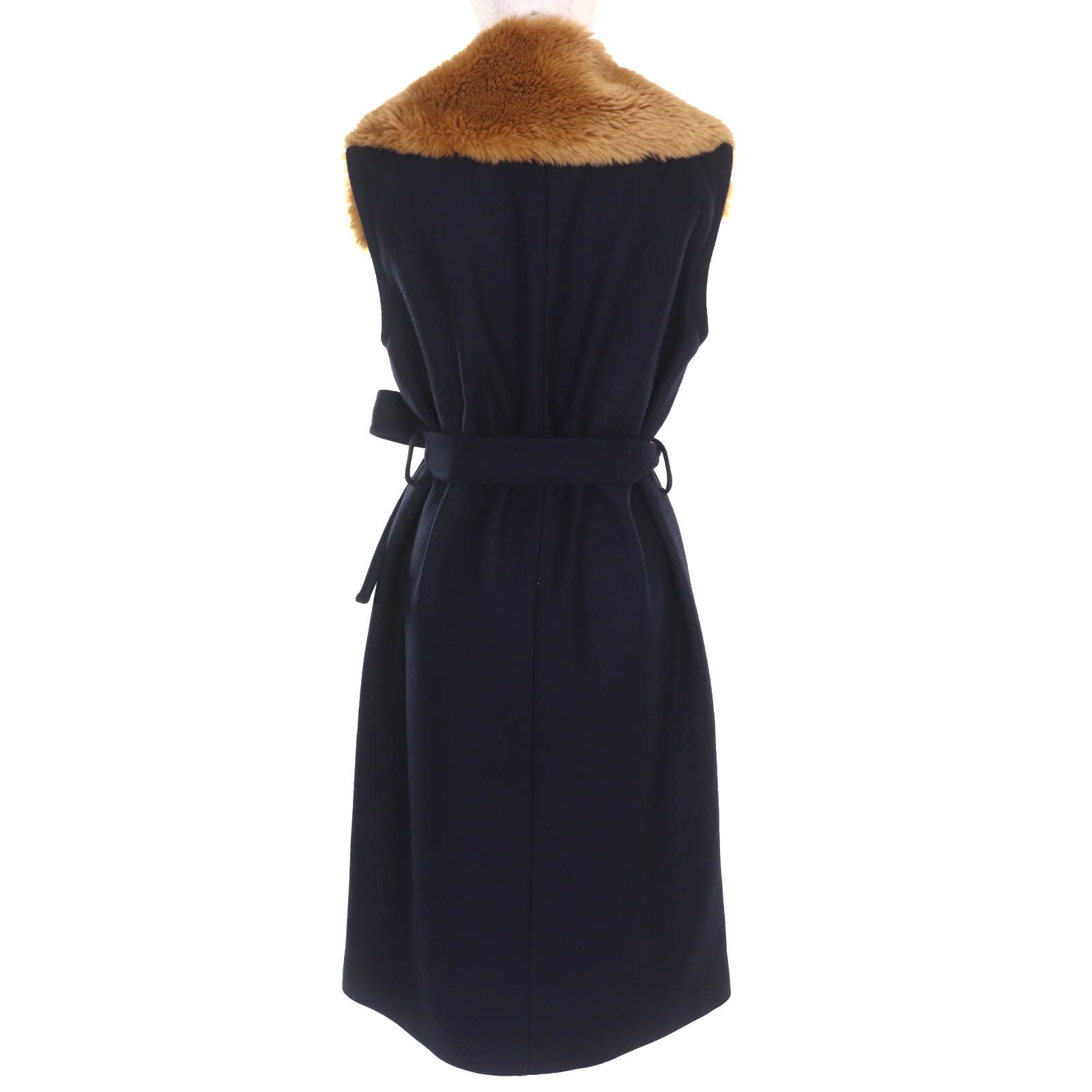 Other Other Dries Van Noten Wool Long Vest Leather Outerwear DUTY FREE for USA Size ONE SIZE - 3 Thumbnail