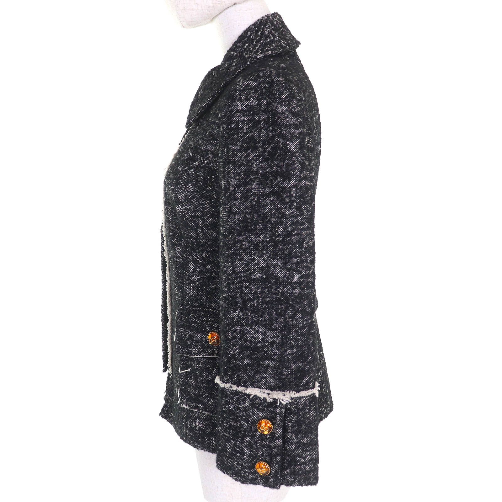 Dolce & Gabbana Dolce & Gabbana Dolce&Gabbana Tweed Jacket Others Outerwear F28PGT DUTY FREE for USA Size ONE SIZE - 2 Thumbnail