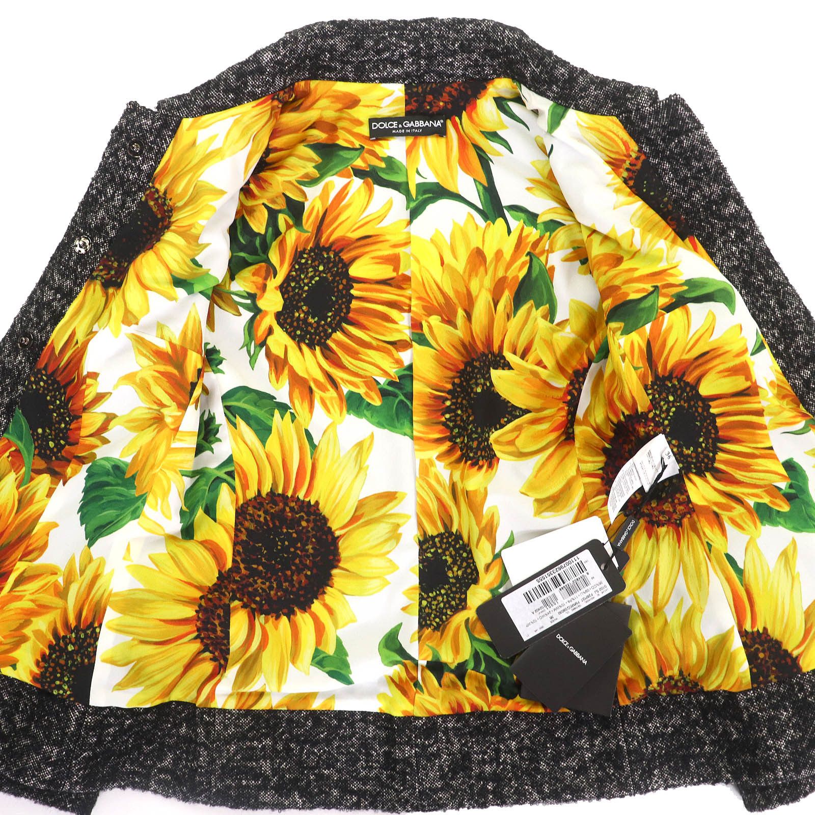 Dolce & Gabbana Dolce & Gabbana Dolce&Gabbana Tweed Jacket Others Outerwear F28PGT DUTY FREE for USA Size ONE SIZE - 5 Thumbnail
