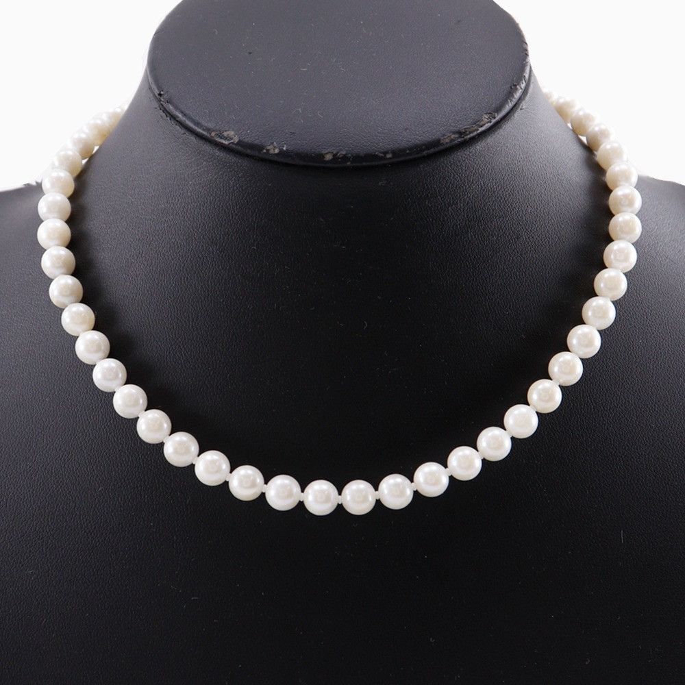 Other Other Pearl Silver 2way Jewelry Set Metal Necklace DUTY FREE for USA Size ONE SIZE - 2 Thumbnail