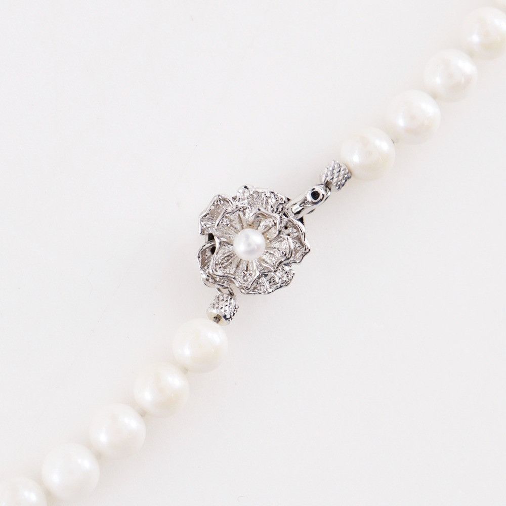 Other Other Pearl Silver 2way Jewelry Set Metal Necklace DUTY FREE for USA Size ONE SIZE - 5 Thumbnail