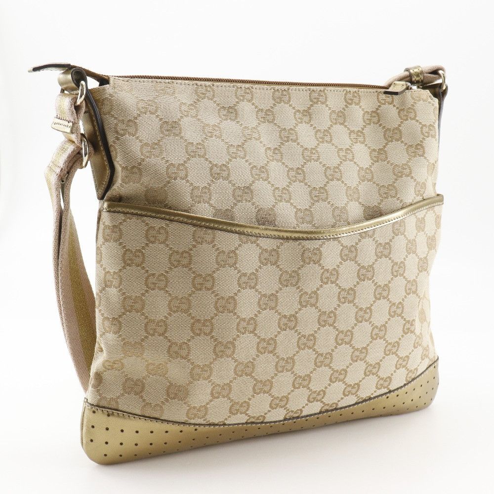 Gucci Gucci Gucci GG Canvas Shoulder Bag Canvas Shoulder Bag 145857 DUTY FREE for USA Size ONE SIZE - 3 Thumbnail