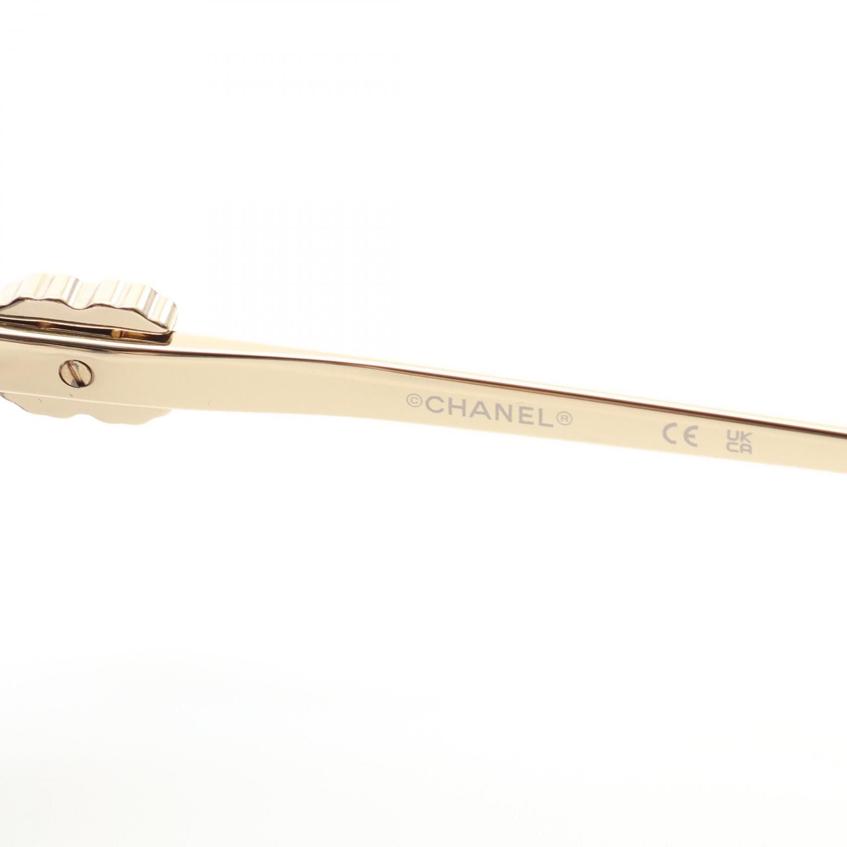 Chanel Chanel Chanel Rectangular Shape Sunglasses Plastic Sunglasses DUTY FREE for USA Size ONE SIZE - 4 Thumbnail