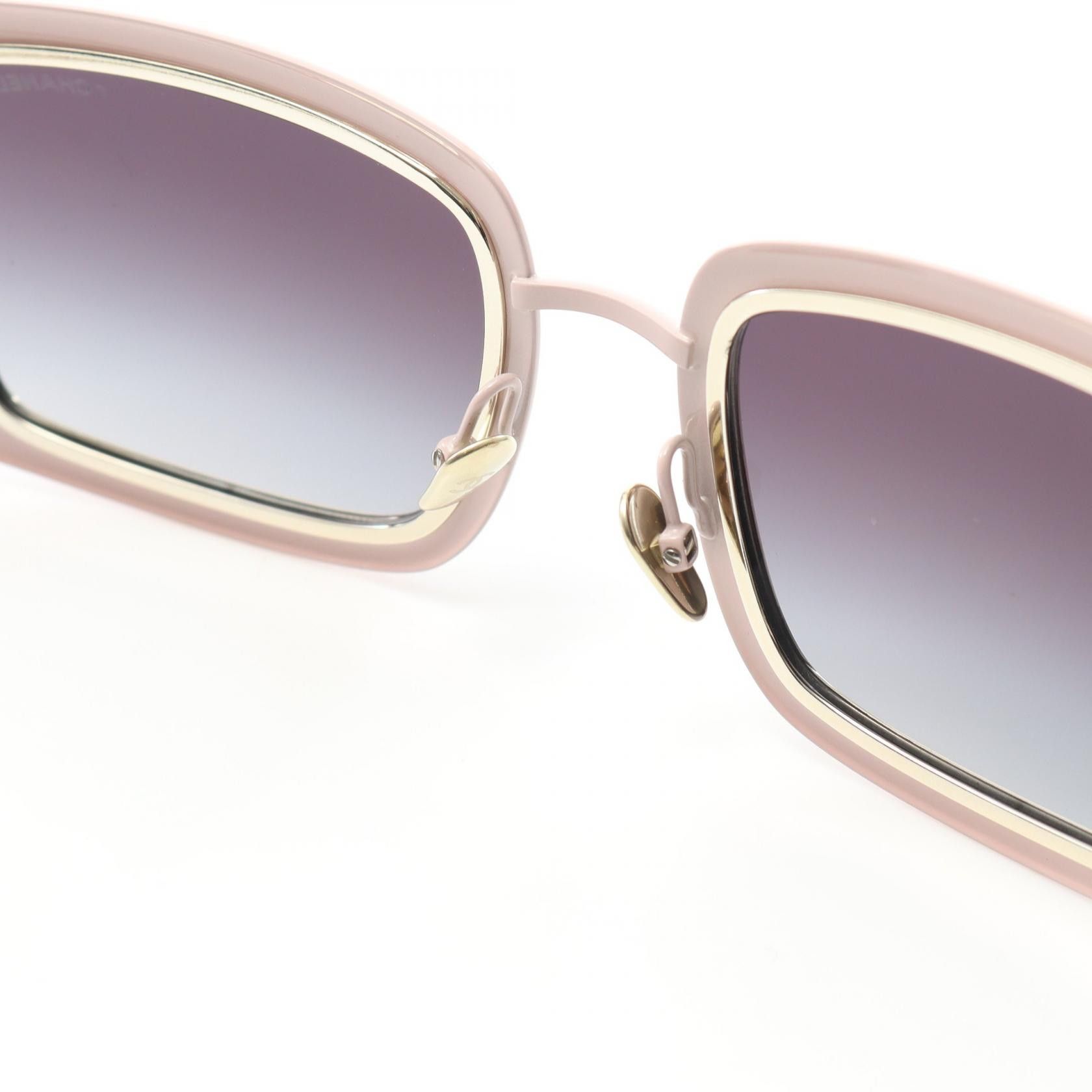 Chanel Chanel Chanel Rectangular Shape Sunglasses Plastic Sunglasses DUTY FREE for USA Size ONE SIZE - 6 Thumbnail