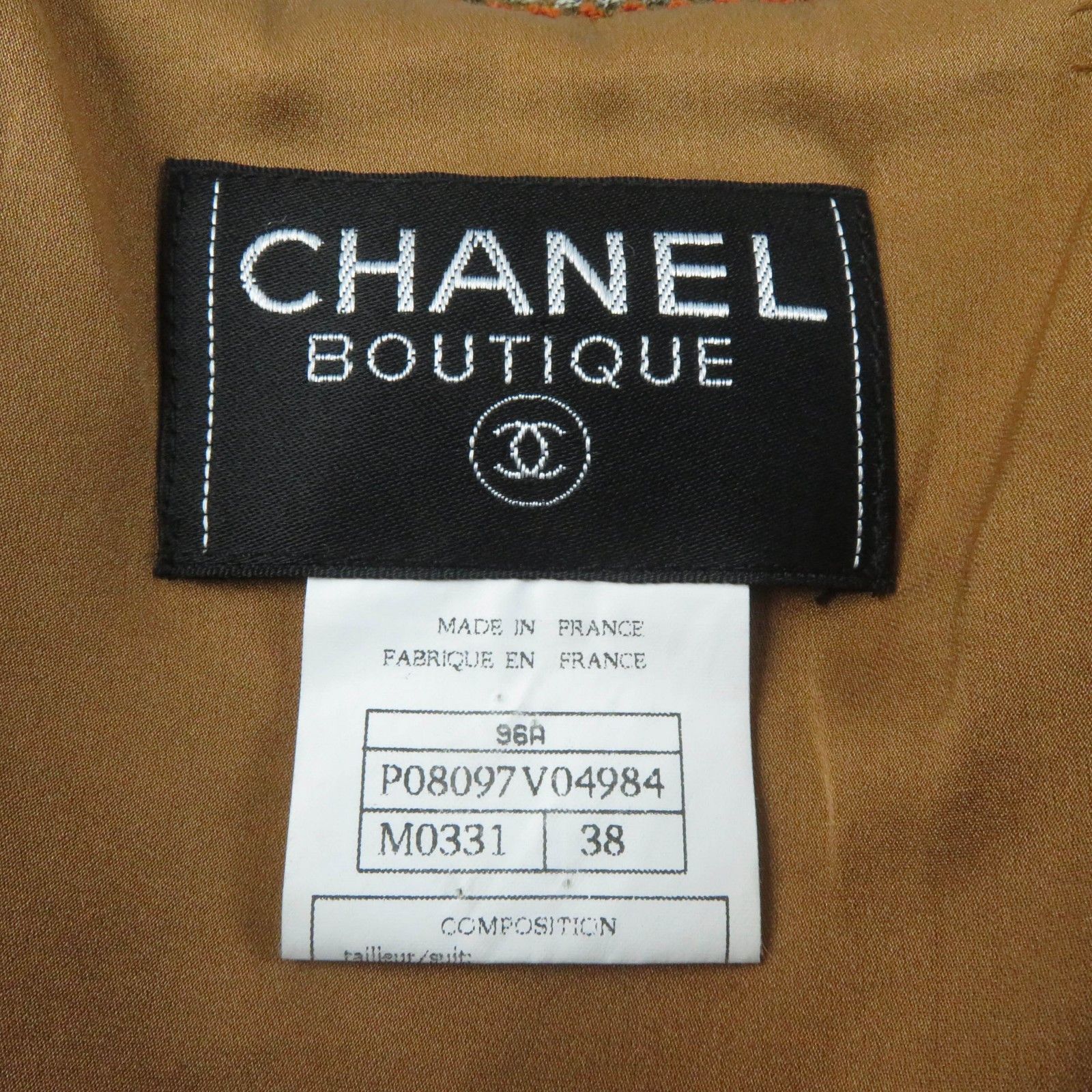 Chanel Chanel Chanel COCO Mark Jacket Skirt Set Cotton Suits P08097 DUTY FREE for USA Size ONE SIZE - 11 Thumbnail