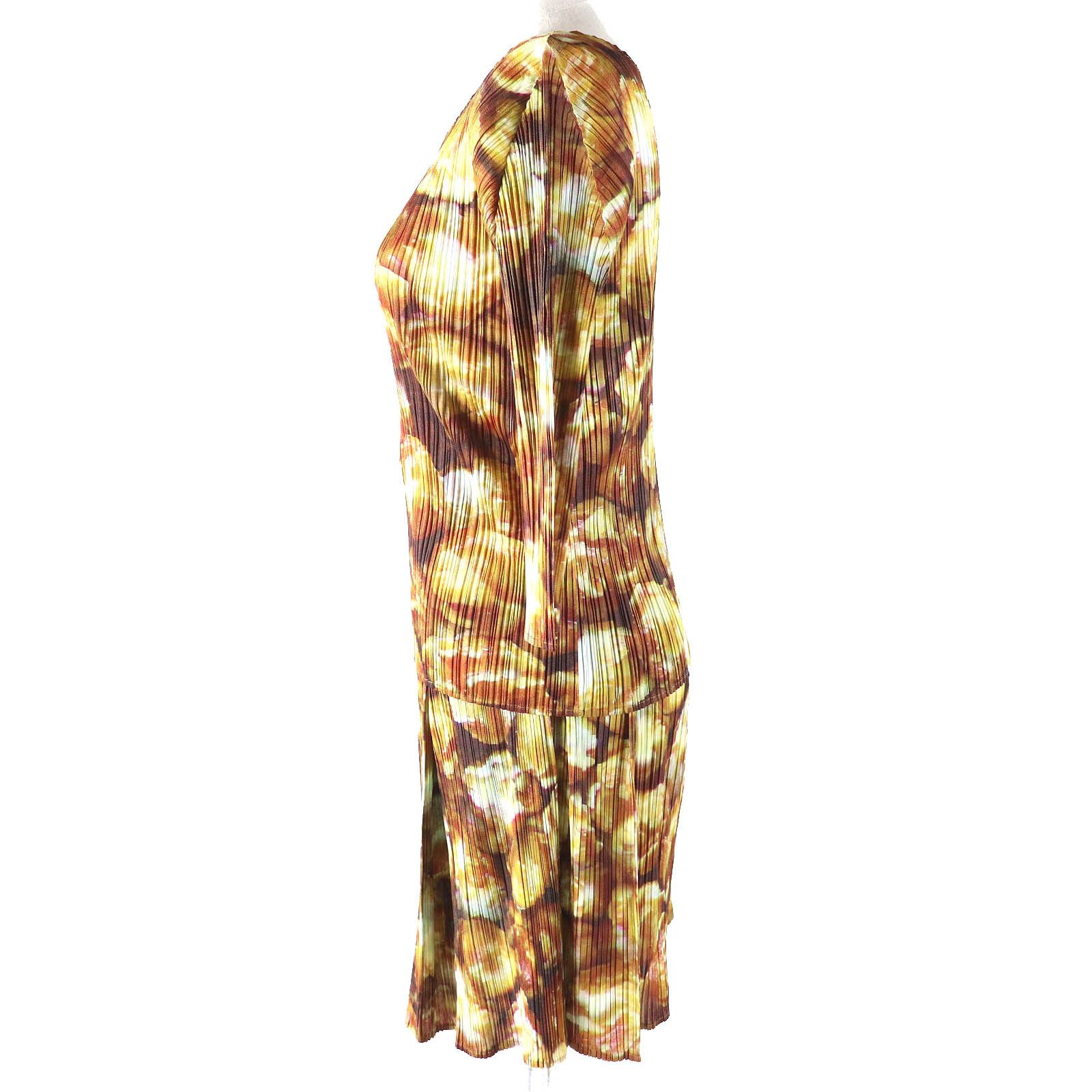 Issey Miyake Issey Miyake PLEATS PLEASE Popcorn Pattern T-shirt Miniskirt Set Others Tops PP83-JK552/PP83-JG555 DUTY FREE for USA Size ONE SIZE - 2 Thumbnail
