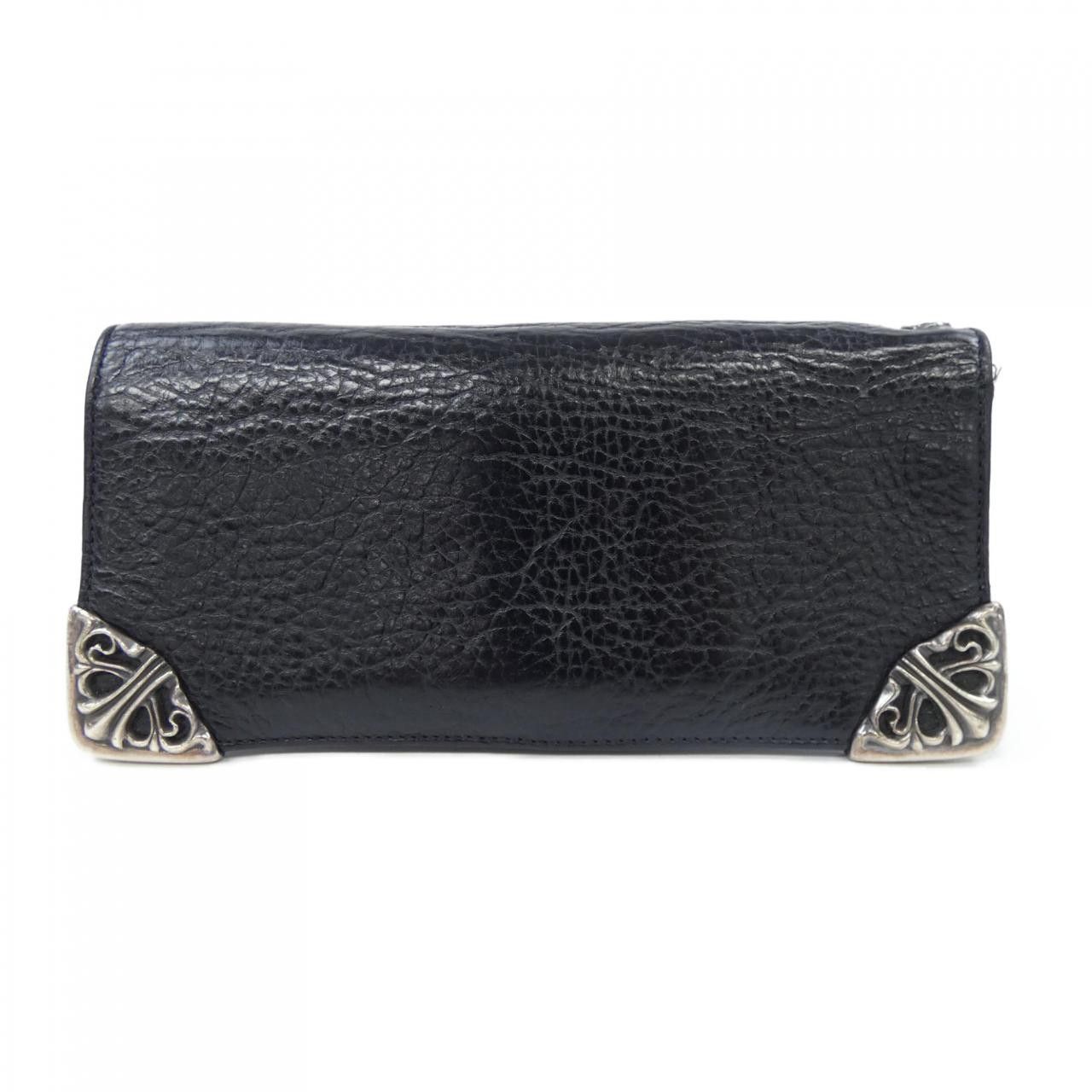 Chrome Hearts Other Chrome Hearts LNG SNGL FOLD TIPS Leather Wallet Leather Long Wallet 2246 304 0041 0900 DUTY FREE for USA Size ONE SIZE - 2 Thumbnail