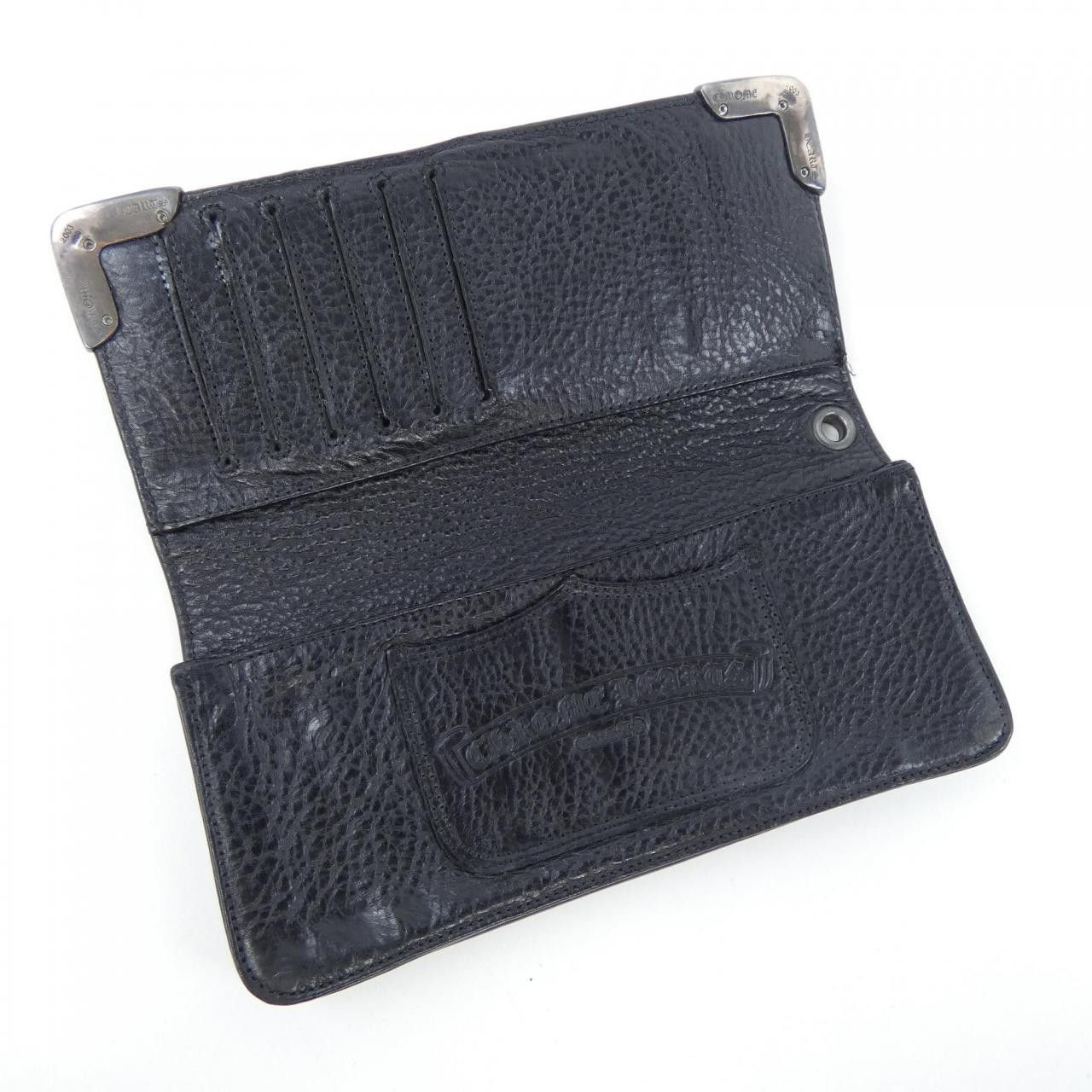 Chrome Hearts Other Chrome Hearts LNG SNGL FOLD TIPS Leather Wallet Leather Long Wallet 2246 304 0041 0900 DUTY FREE for USA Size ONE SIZE - 4 Thumbnail