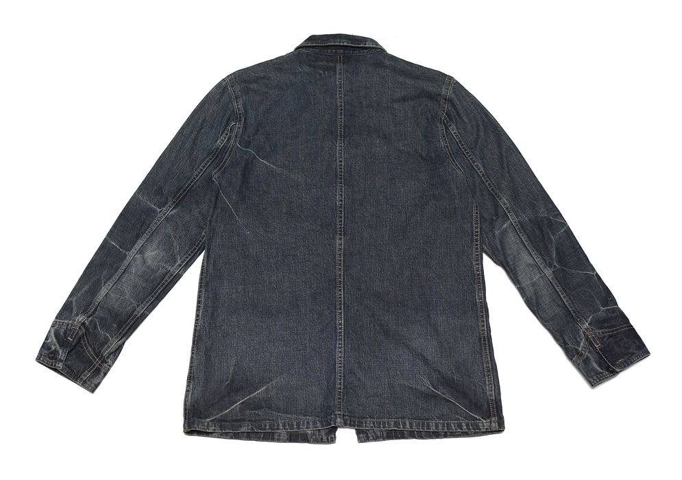 Spellbound Spellbound Stonewashed Distressed Work Wear Denim Jacket ...