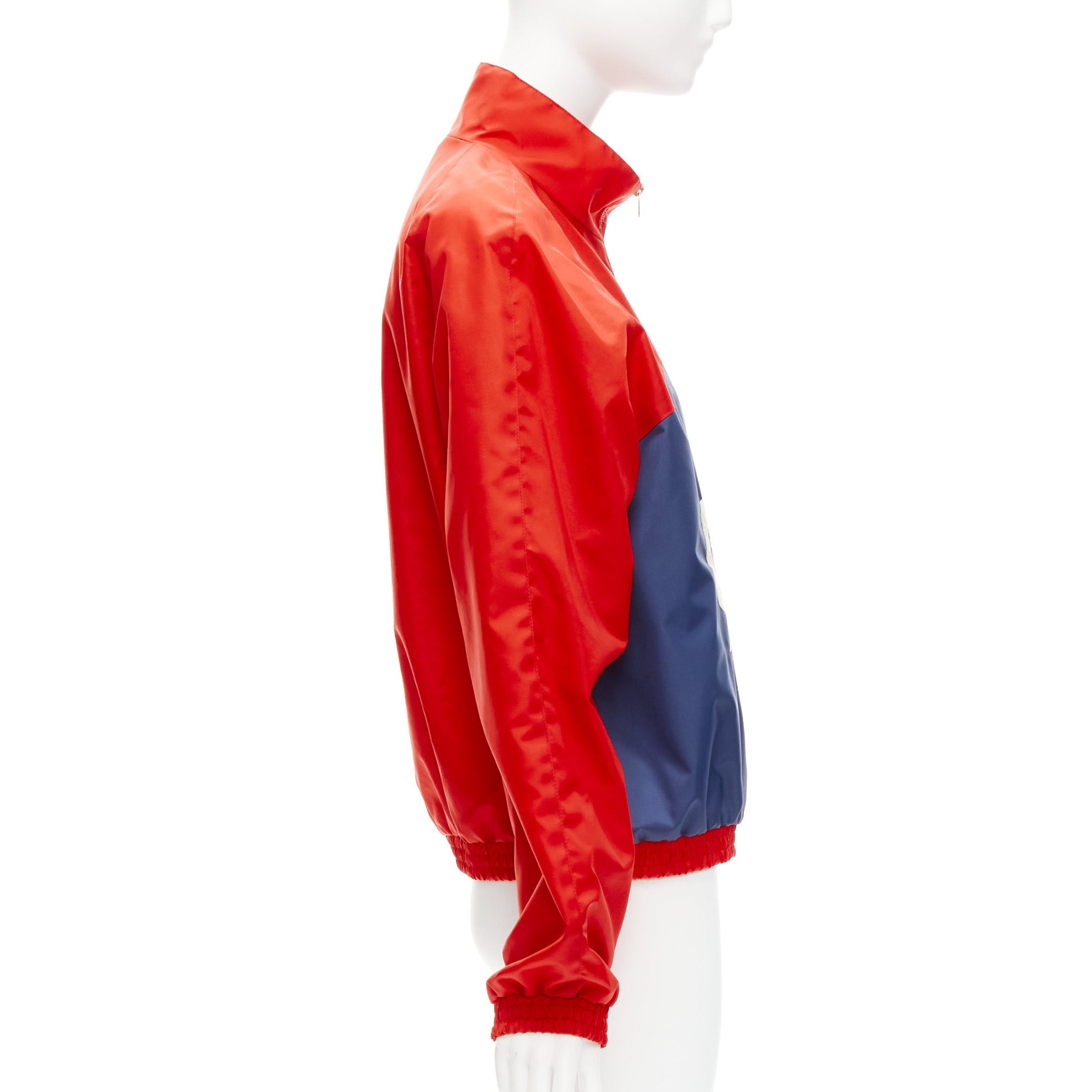 Gucci GUCCI 2020 Script logo red blue nylon track coach jacket IT44 L Size M / US 6-8 / IT 42-44 - 5 Thumbnail
