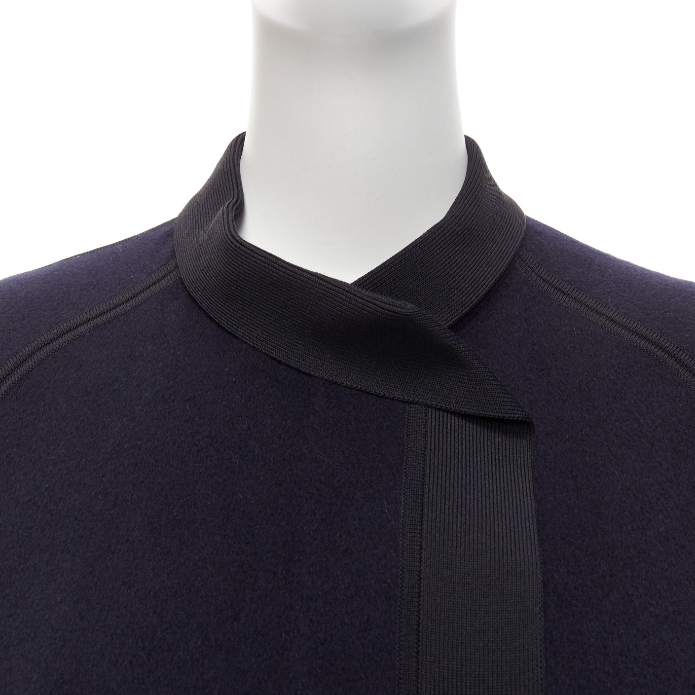 Hermes rare HERMES Martin Margiela navy double faced cashmere oversized cocoon coat FR42 XL Size L / US 10 / IT 46 - 2 Thumbnail