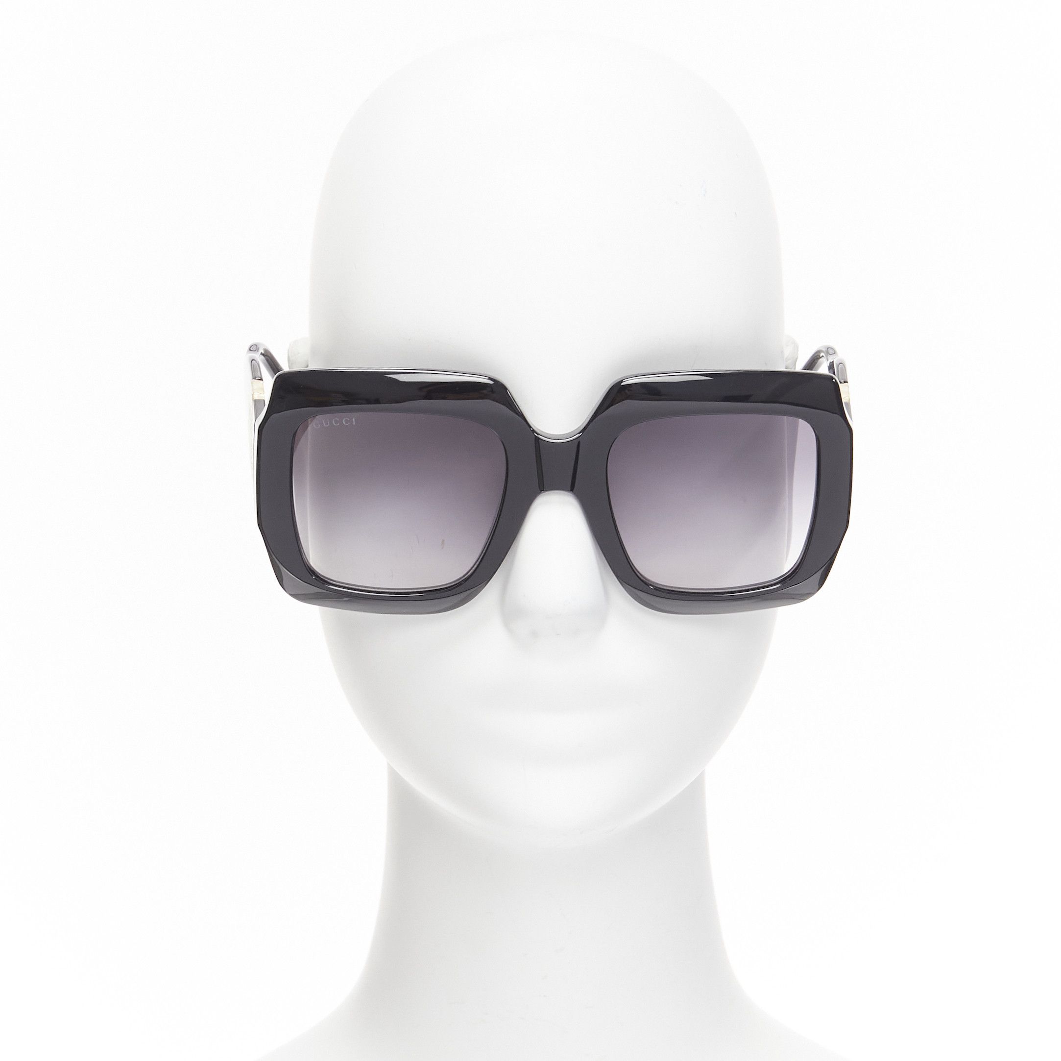 Gucci GUCCI Alessandro Michele GG1022S black gold GG logo oversized sunglasses Size ONE SIZE - 2 Thumbnail