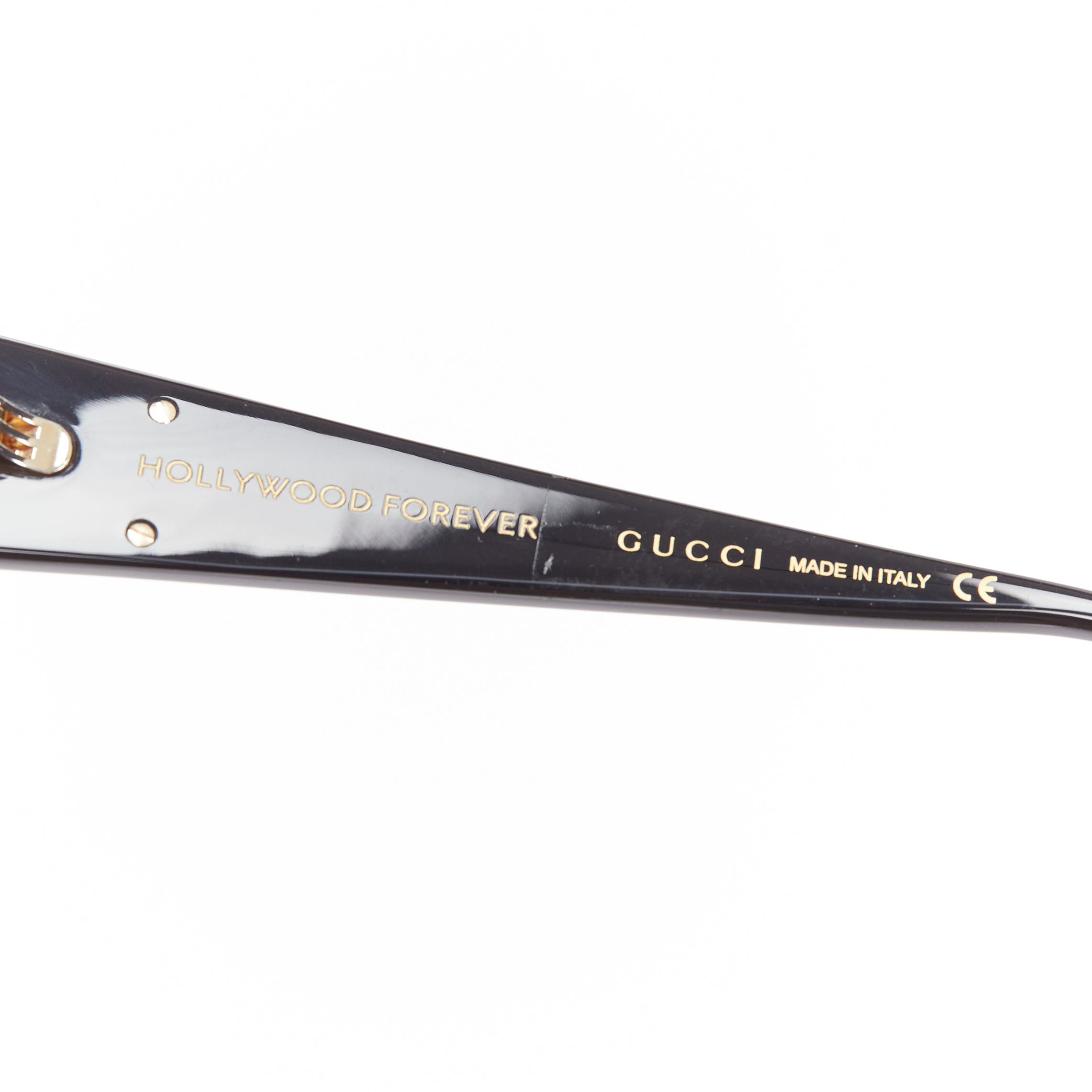 Gucci GUCCI GG0974S silver crystal frame pink lens rectangular sunnies Size ONE SIZE - 7 Thumbnail