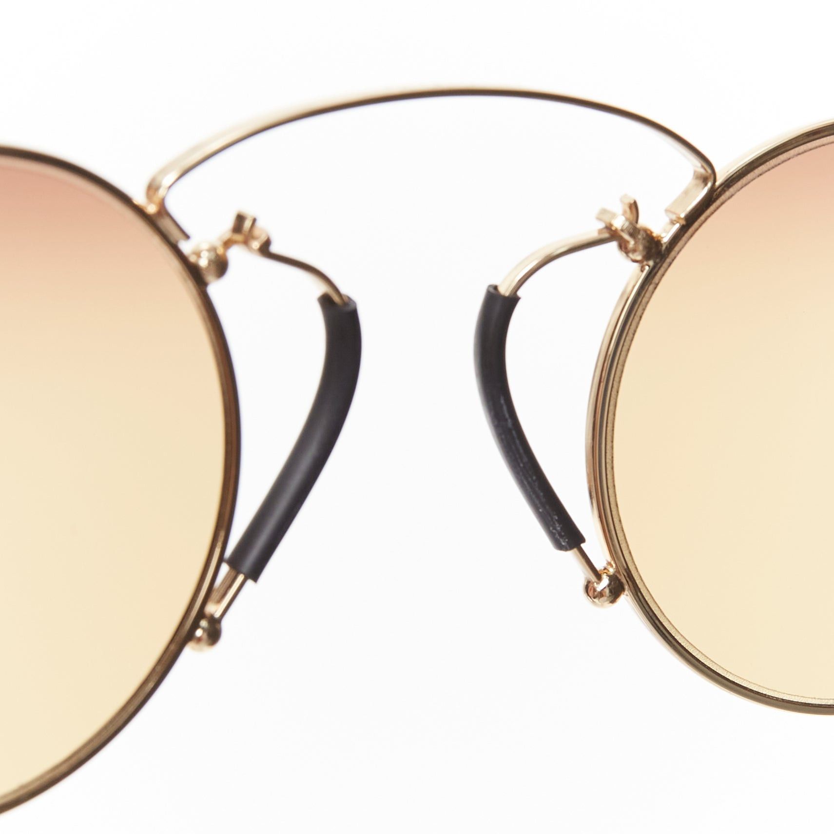 Gucci GUCCI GG0991S yellow lens black geomritc rounded sunnies with chain Size ONE SIZE - 7 Thumbnail